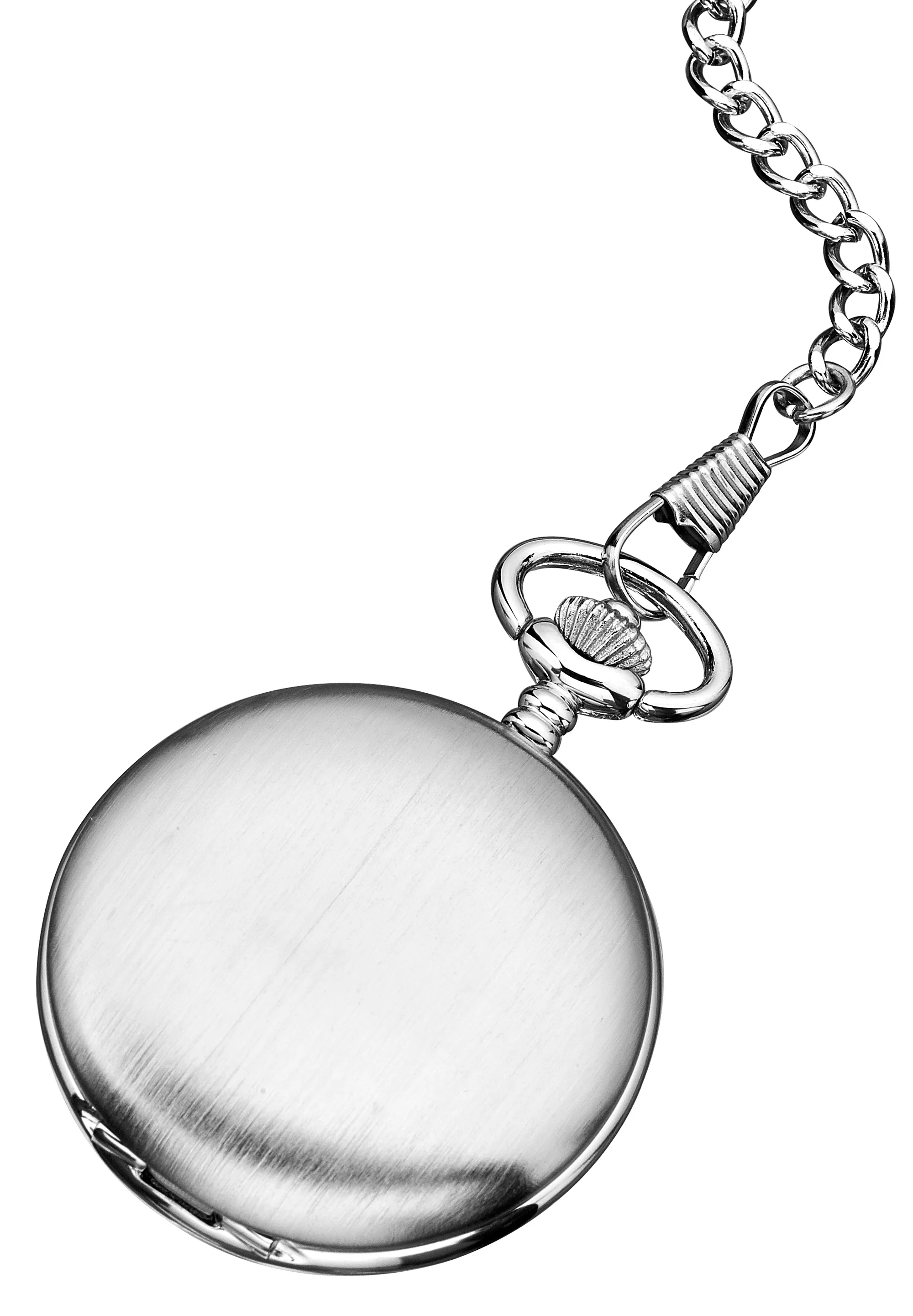 Alpine Quartz Pocket Watch - Silver - Image 2
