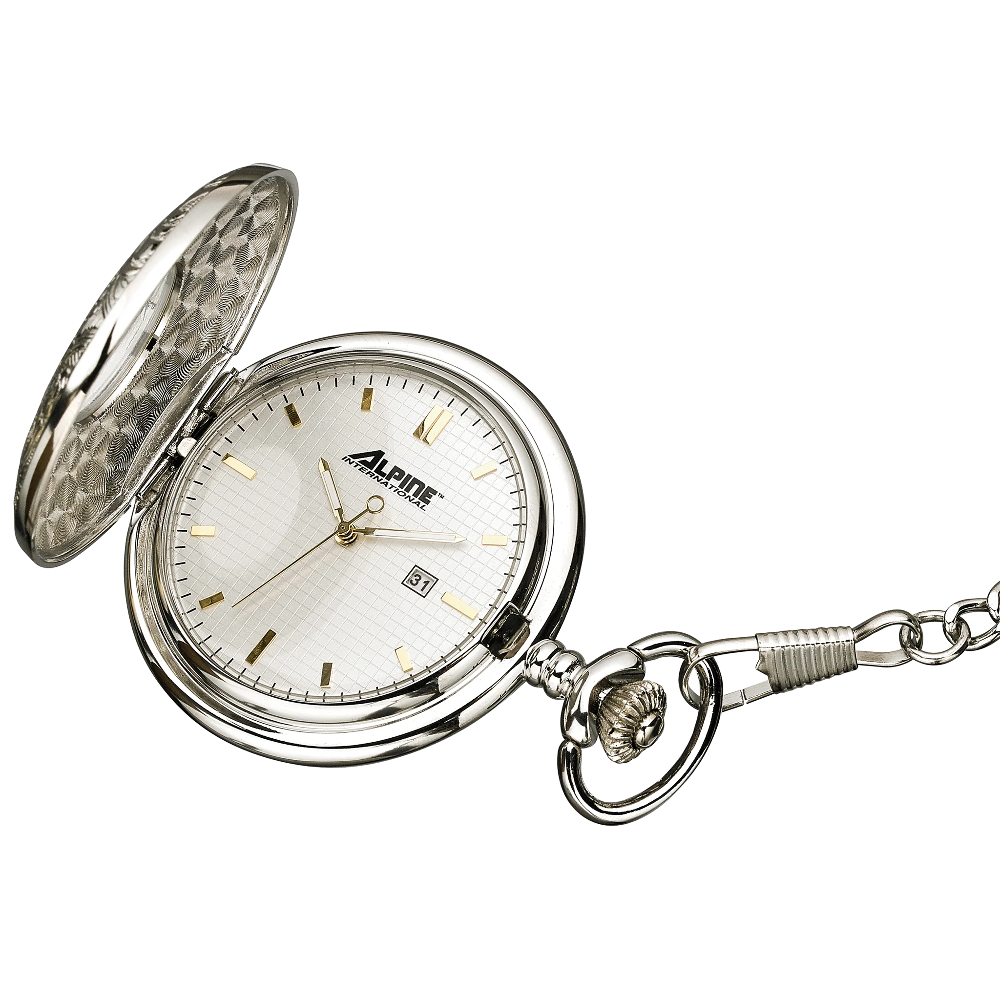 Alpine Quartz Pocket Watch - Two Tone