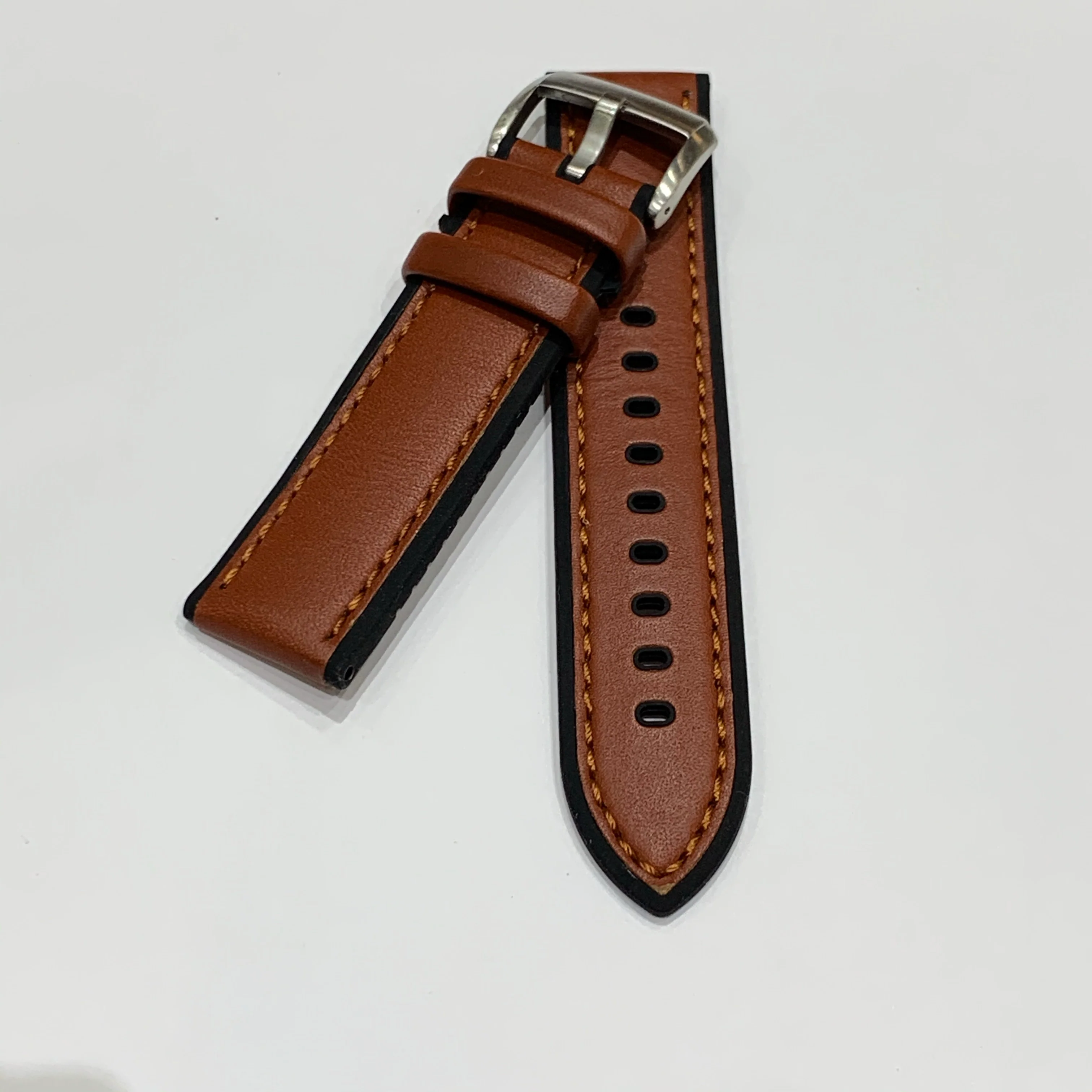 Alpine Watchstrap - Smooth Leather w. Silicone lining - Image 3