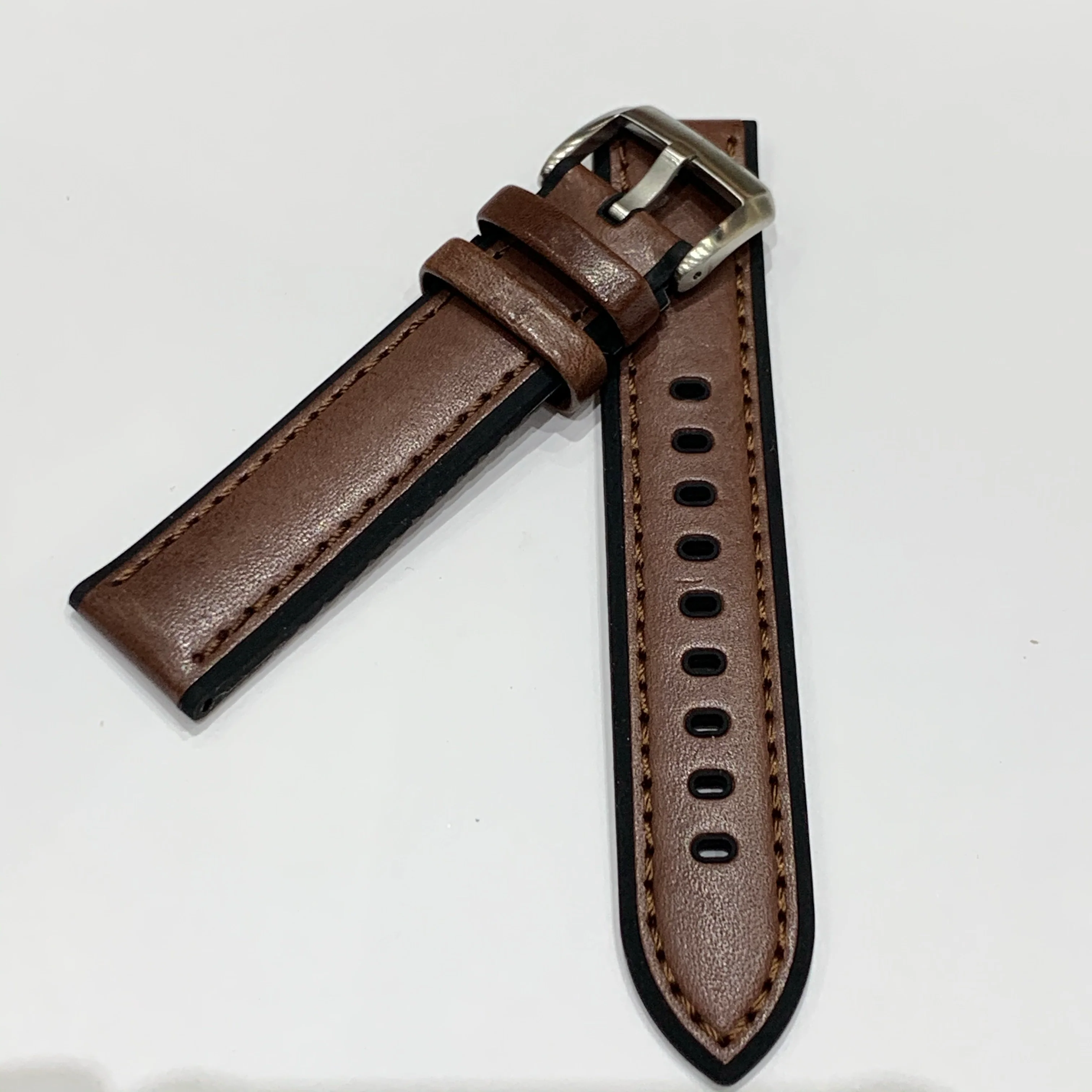 Alpine Watchstrap - Smooth Leather w. Silicone lining - Image 7