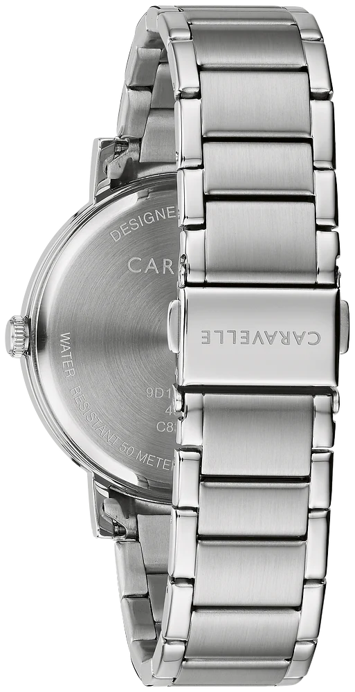 Caravelle Watch - Stainless Steel with Green Dial - Image 2