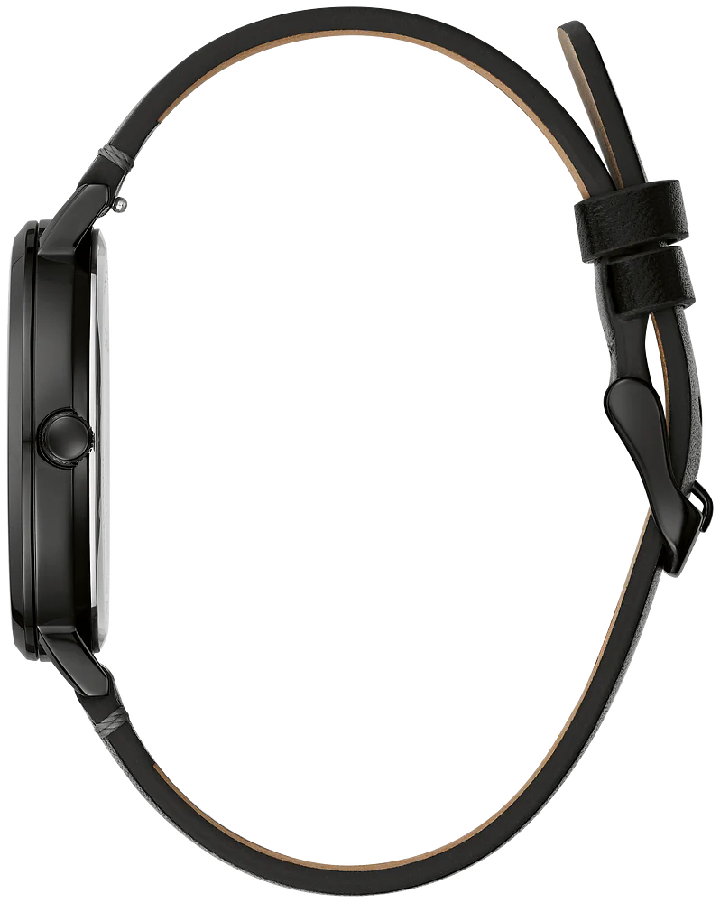 Caravelle Watch - Black Steel with Gold Accents - Image 3