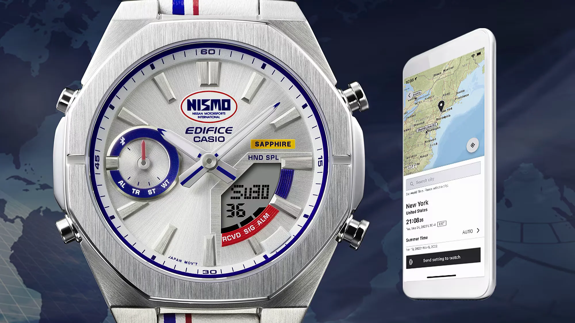 Casio Ediface - Smart Ani/Digi - NISMO Heritage Edition - Image 6