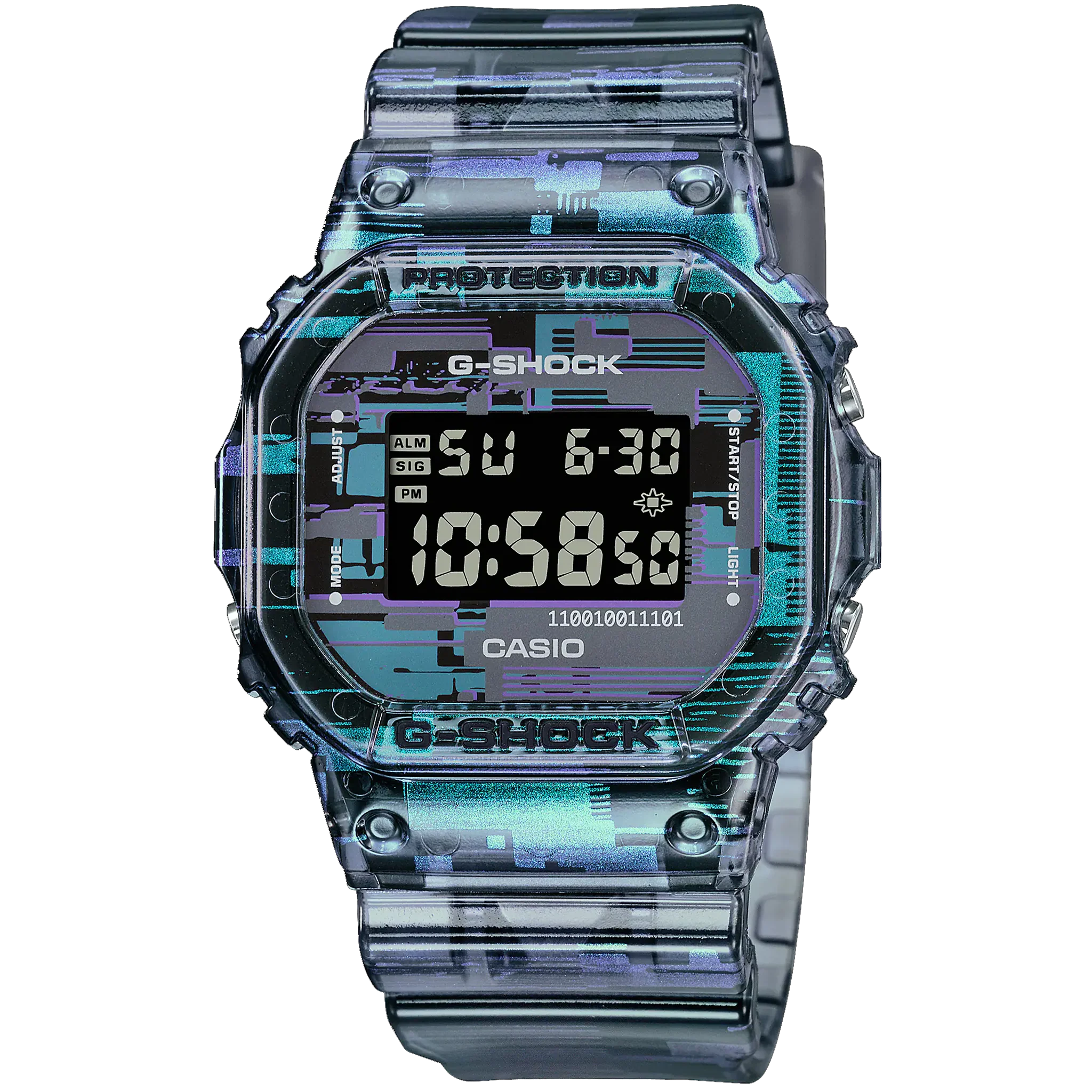 Casio G-Shock -  DW5600 - Digital Glitch