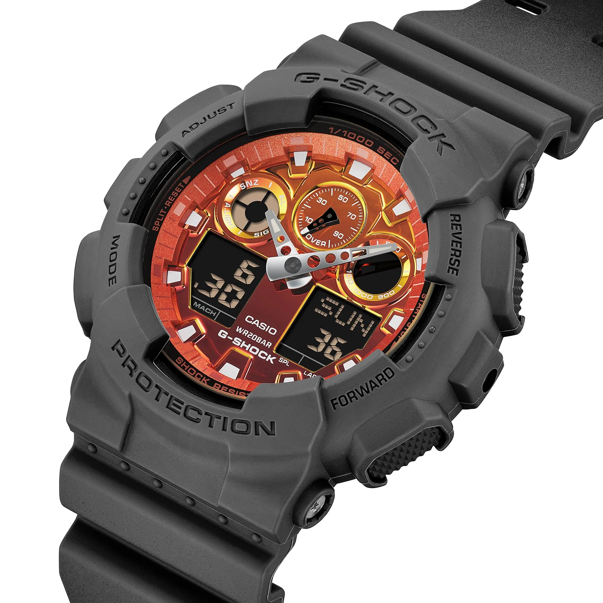 Casio G-Shock -  GA100 Series - Glowing Flames - Image 6