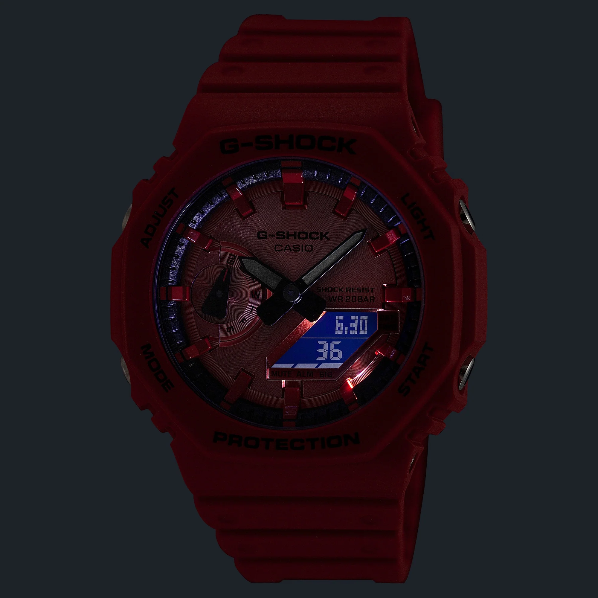 Casio G-Shock -  GA2100 Series - Red - Image 2