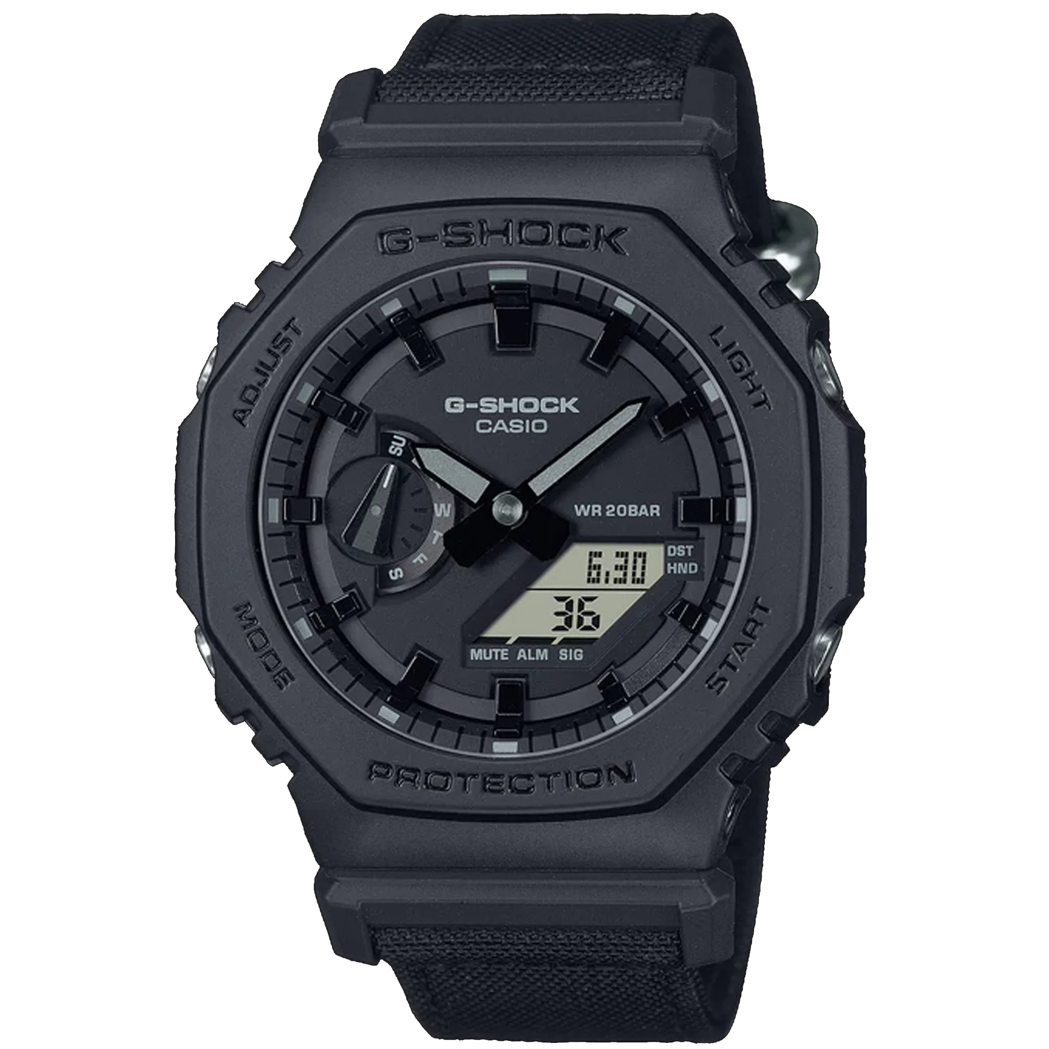 Casio G-Shock -  GA2100 Series - Black Cordura