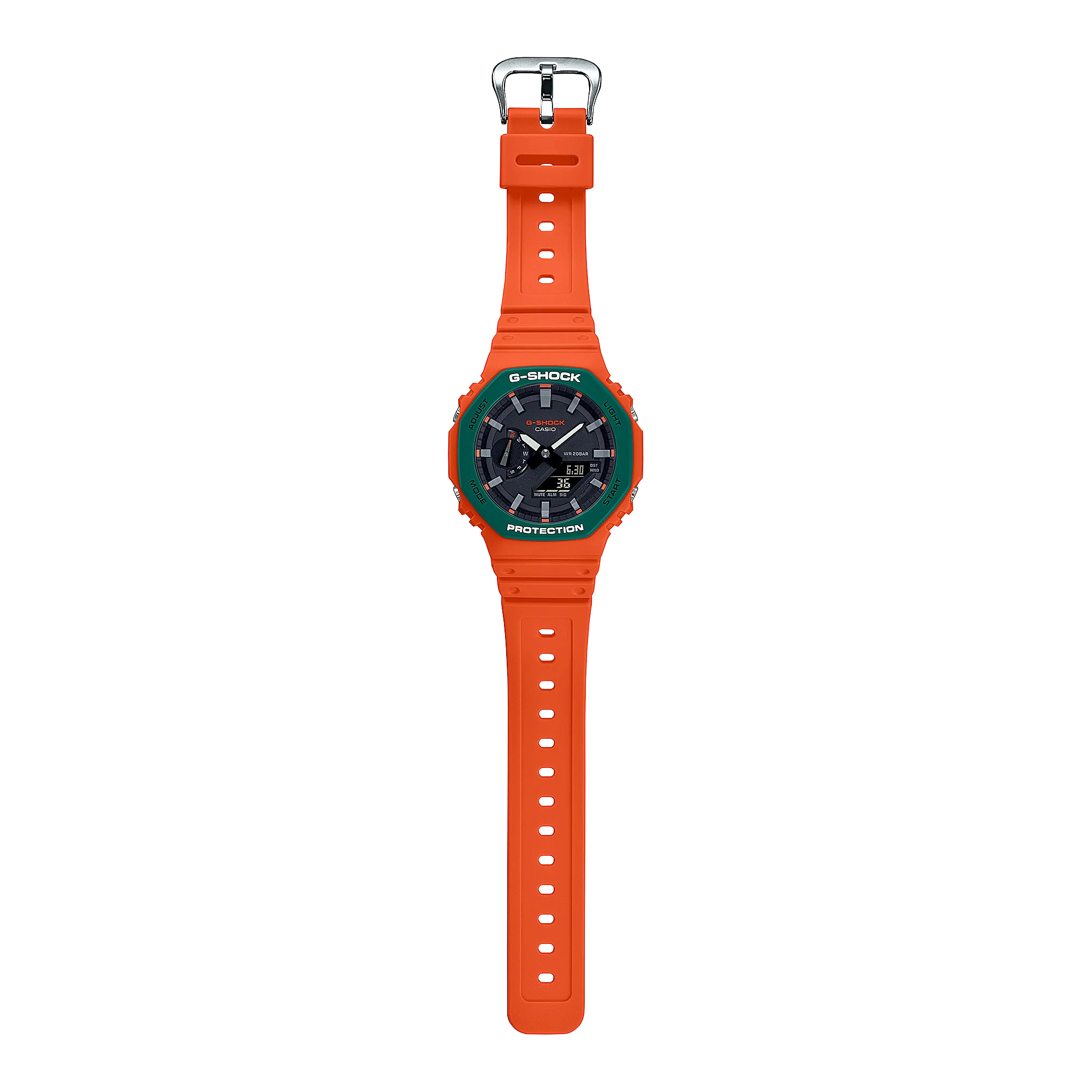 Casio G-Shock - GA2100 Series - Carbon Square - Orange - Image 2