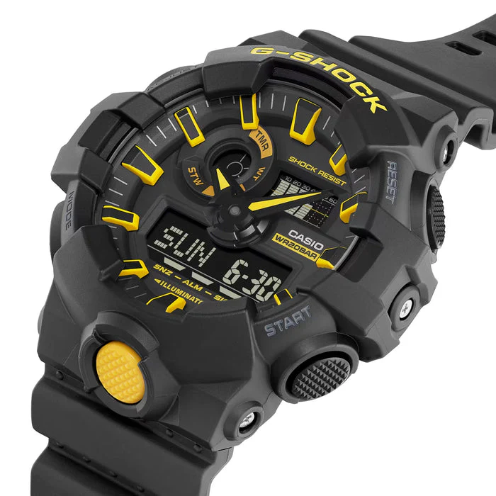 Casio G-Shock -  GA700 Series - Black & Yellow - Image 5