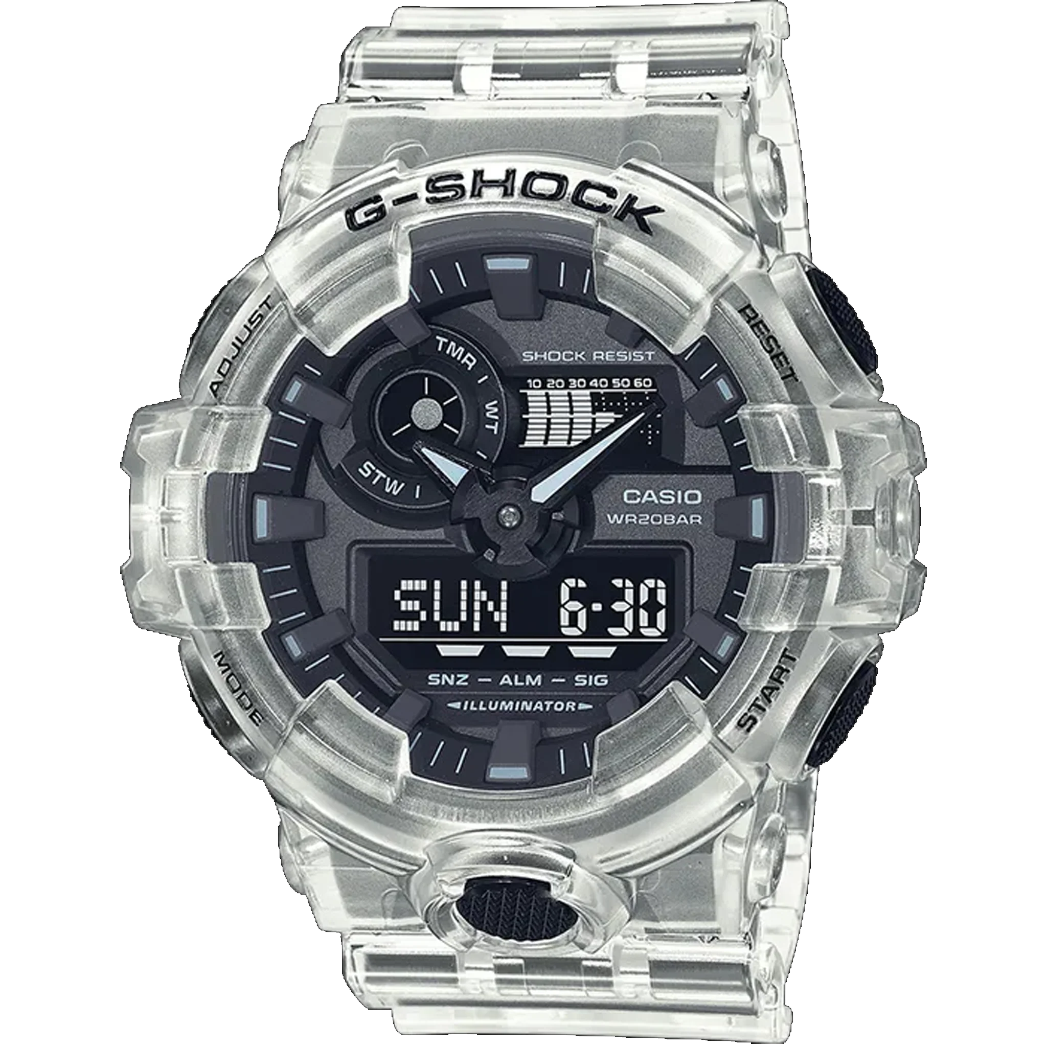 Casio G-Shock -  GA700 Series - Transparent