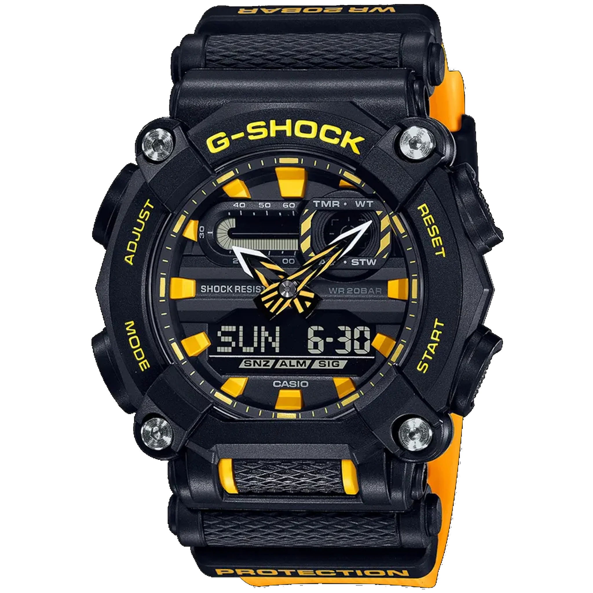 Casio G-Shock - GA900 - Black & Yellow
