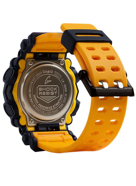 Casio G-Shock - GA900 - Black & Yellow - Image 2