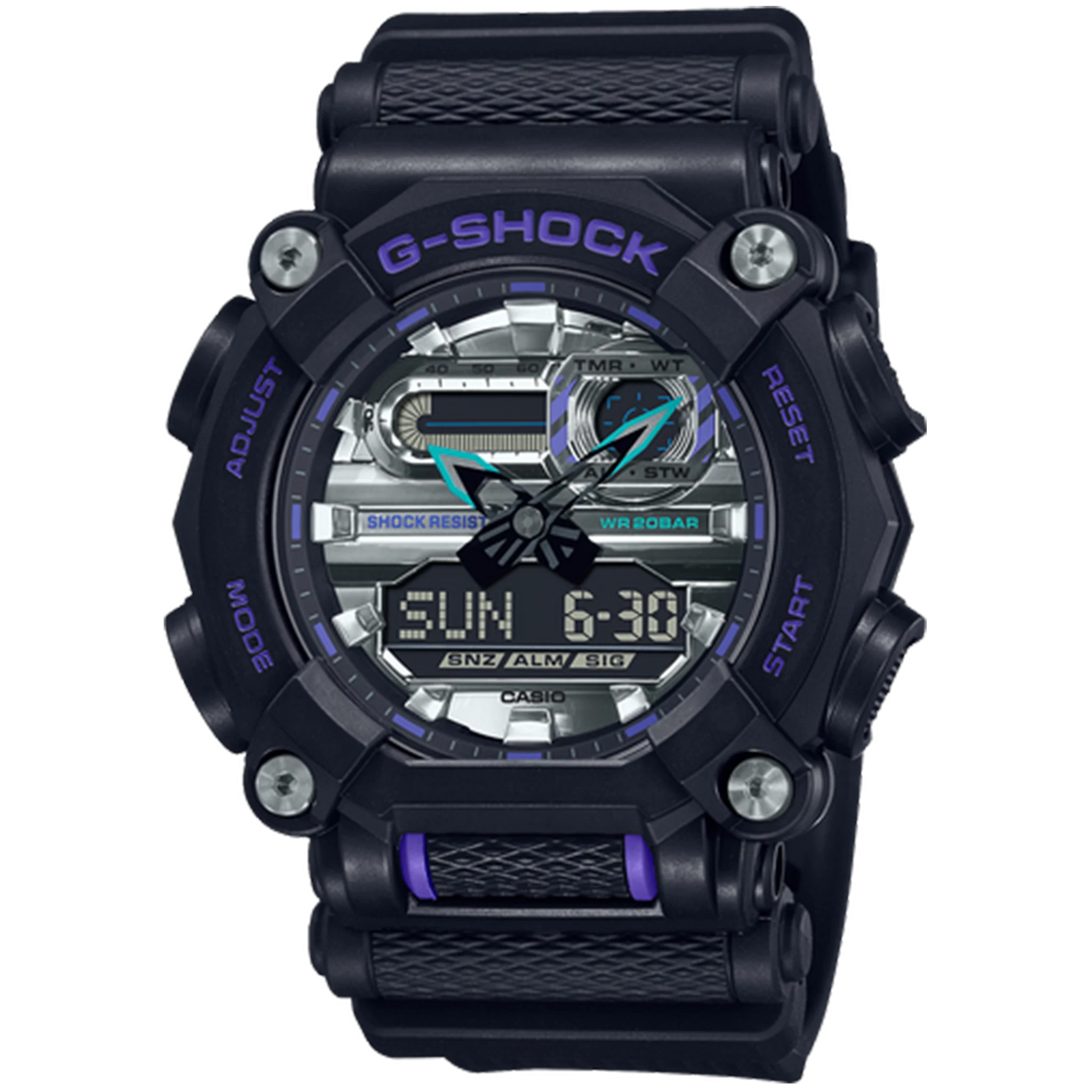 Casio G-Shock -  GA900 - Black & Silver
