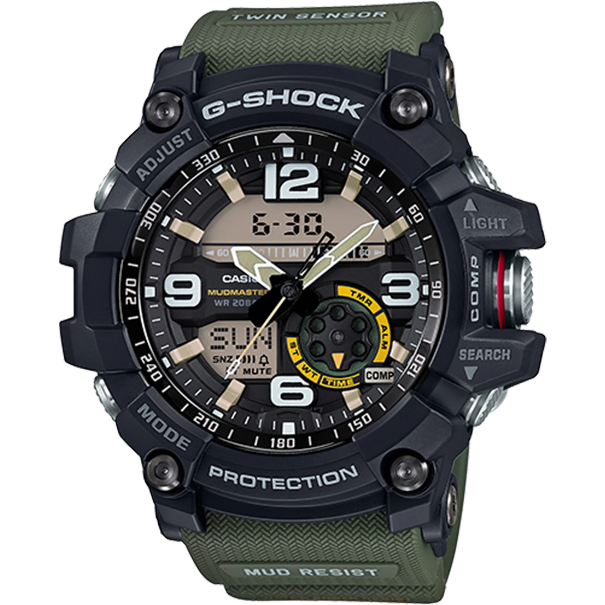 Casio G-Shock Master of G - MudMaster - Black/Green