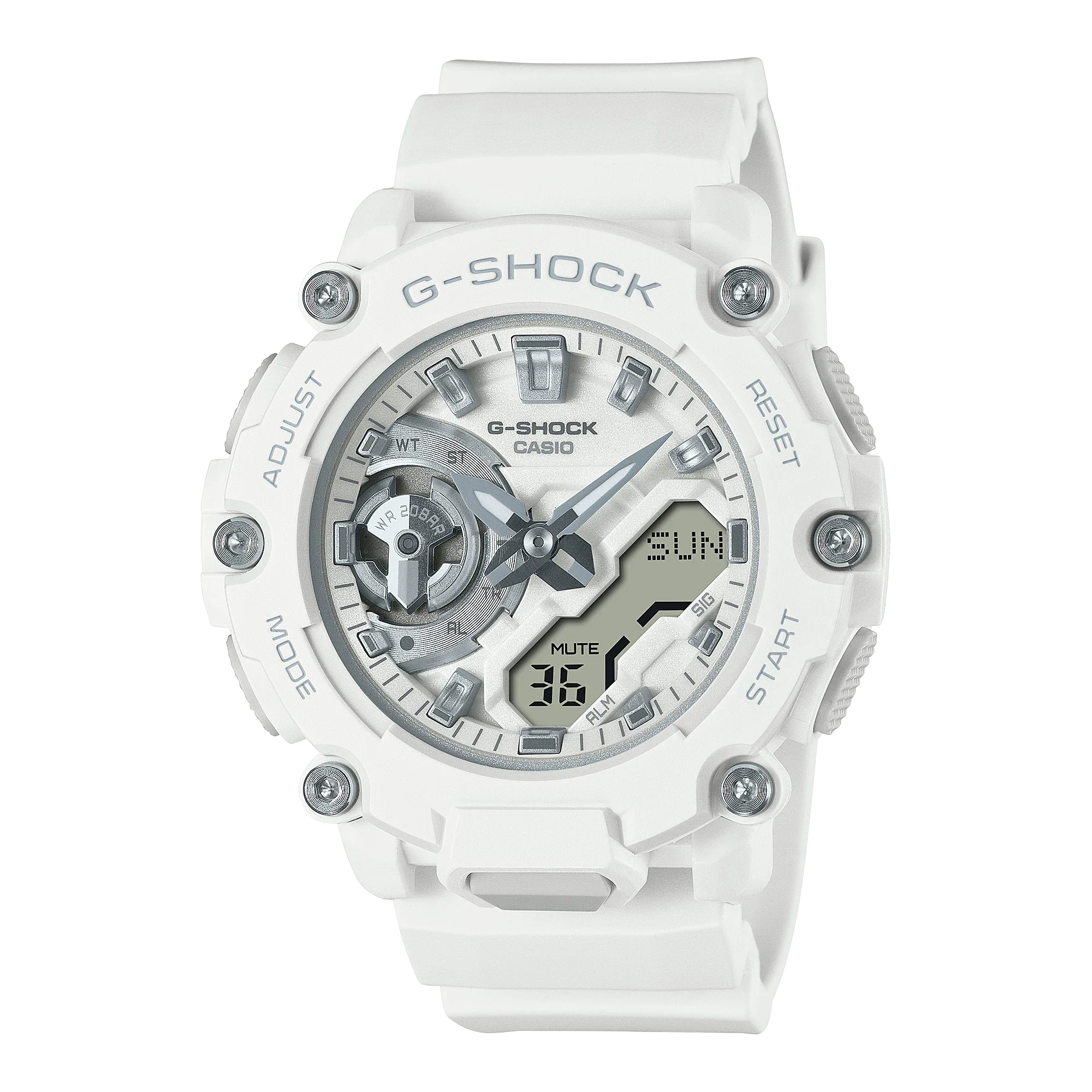 Casio G-Shock -  GMAS2200 Series - Carbon Square - White - Image 5