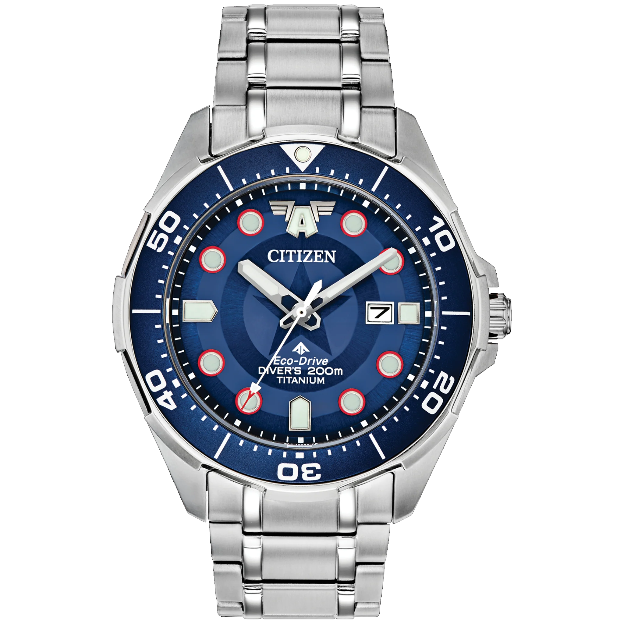 Citizen Eco-Drive - Promaster Diver - Marvel Captain America - Titanium