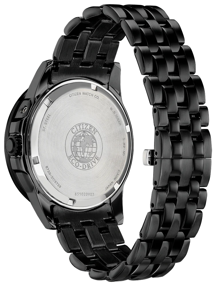 Citizen Eco-Drive - CALENDRIER Moonphase - Black Steel - Image 2