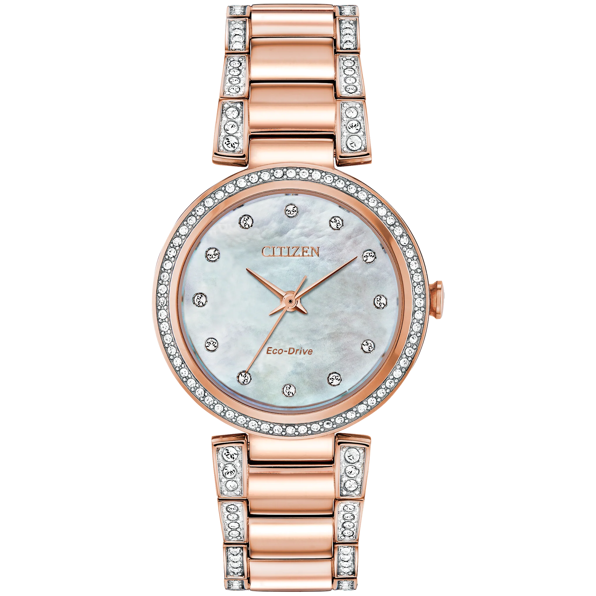 Citizen Eco-Drive - SILHOUETTE CRYSTAL - Rose Gold Tone