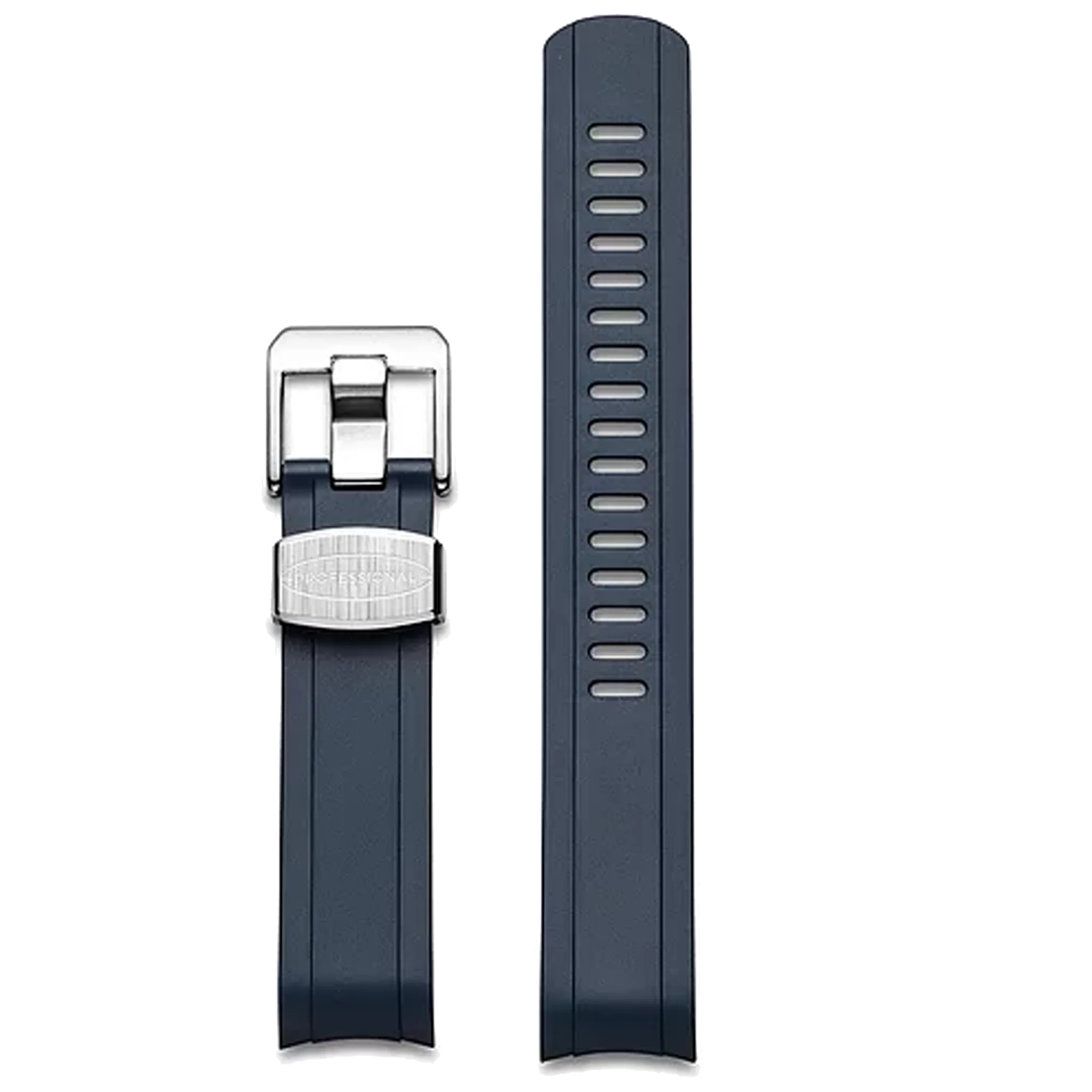 Crafter Blue - Fitted End Rubber Strap for Seiko MM200 & Mini Turtle - Image 4