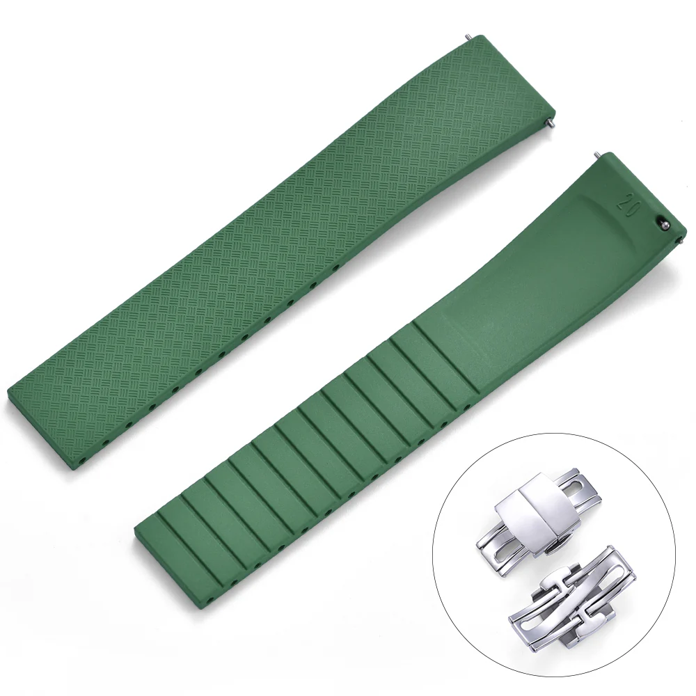 Halifax Watch Bands - Cut-to-Size FKM Rubber Strap - Image 18