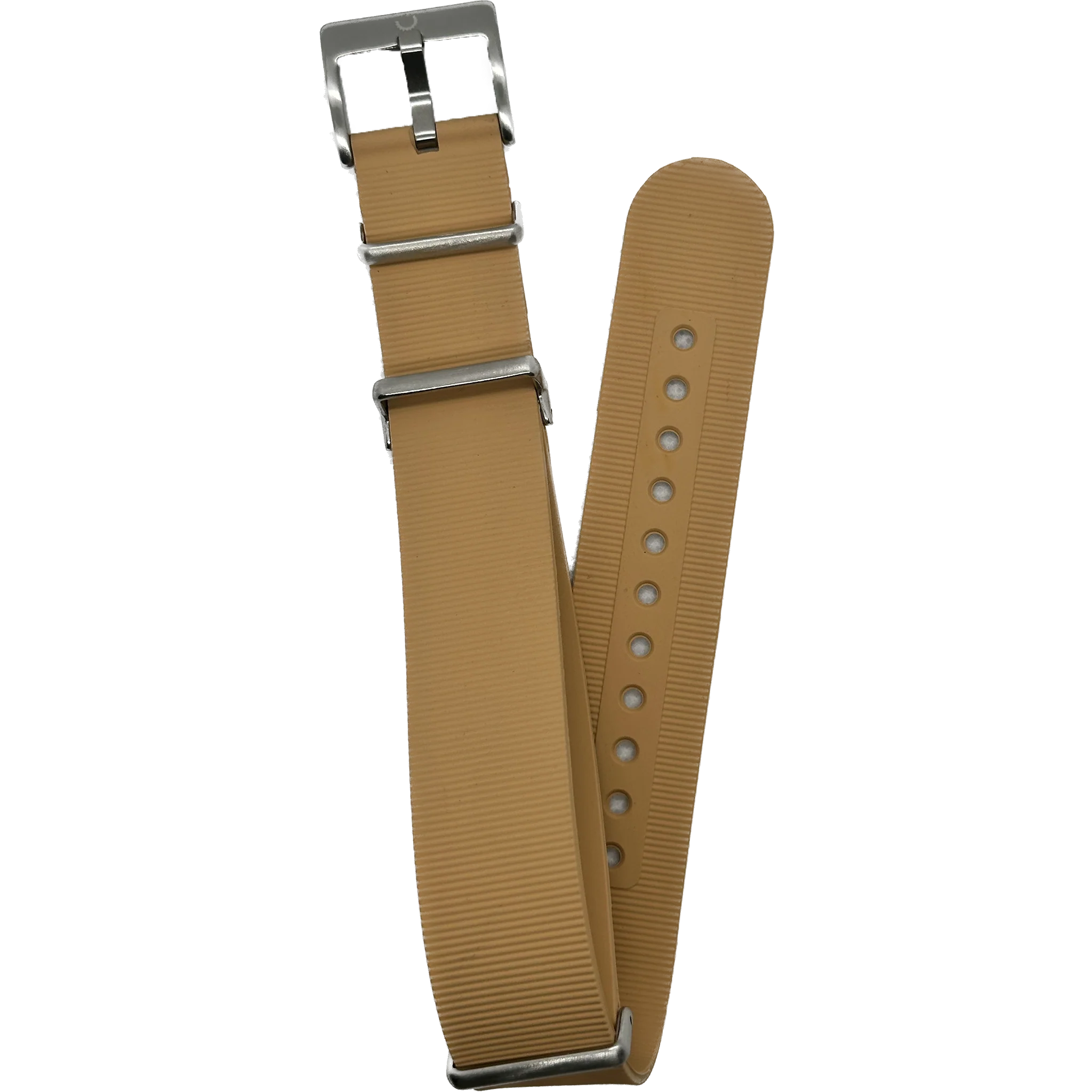 Halifax Watch Bands - Convertible NATO FKM Rubber Watch Band - Image 5