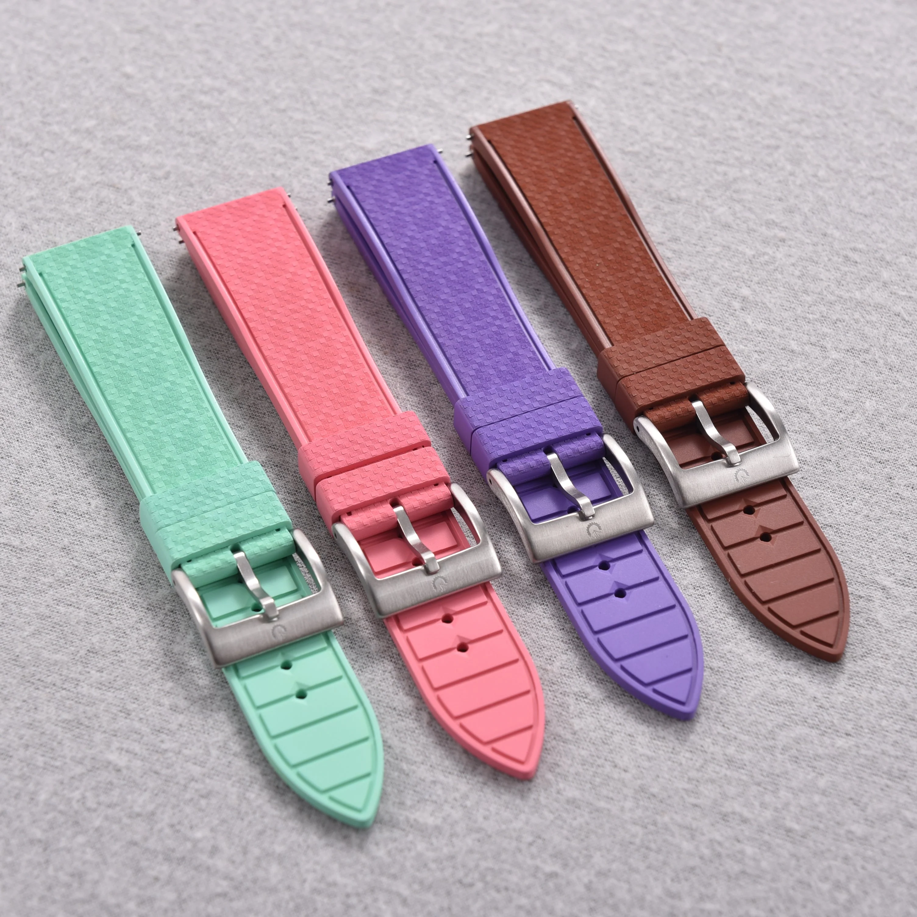 Halifax Watch Bands - Mosaic FKM Rubber Strap - Image 4