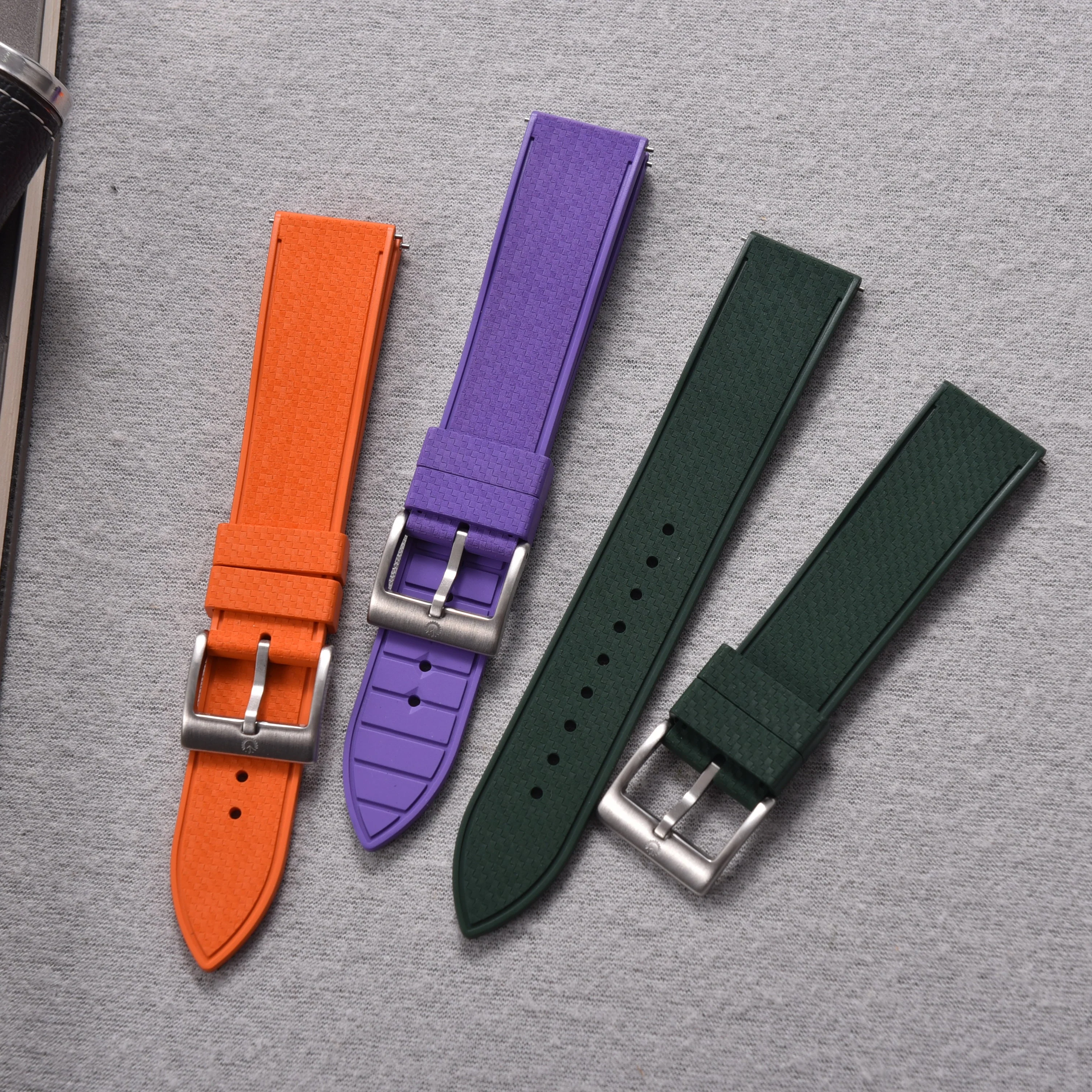 Halifax Watch Bands - Mosaic FKM Rubber Strap - Image 6
