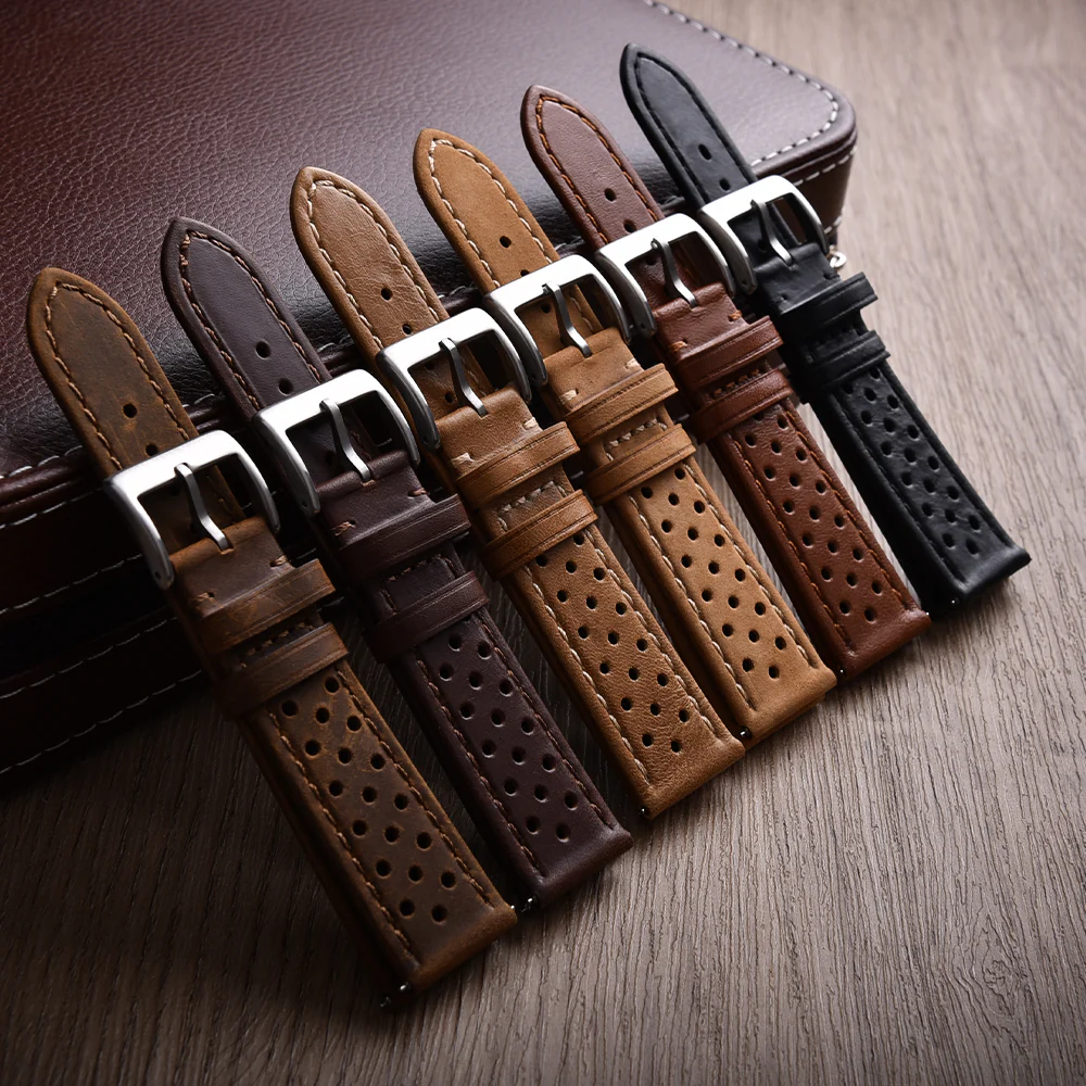 Halifax Watch Bands - Premium Racing Leather - Image 3