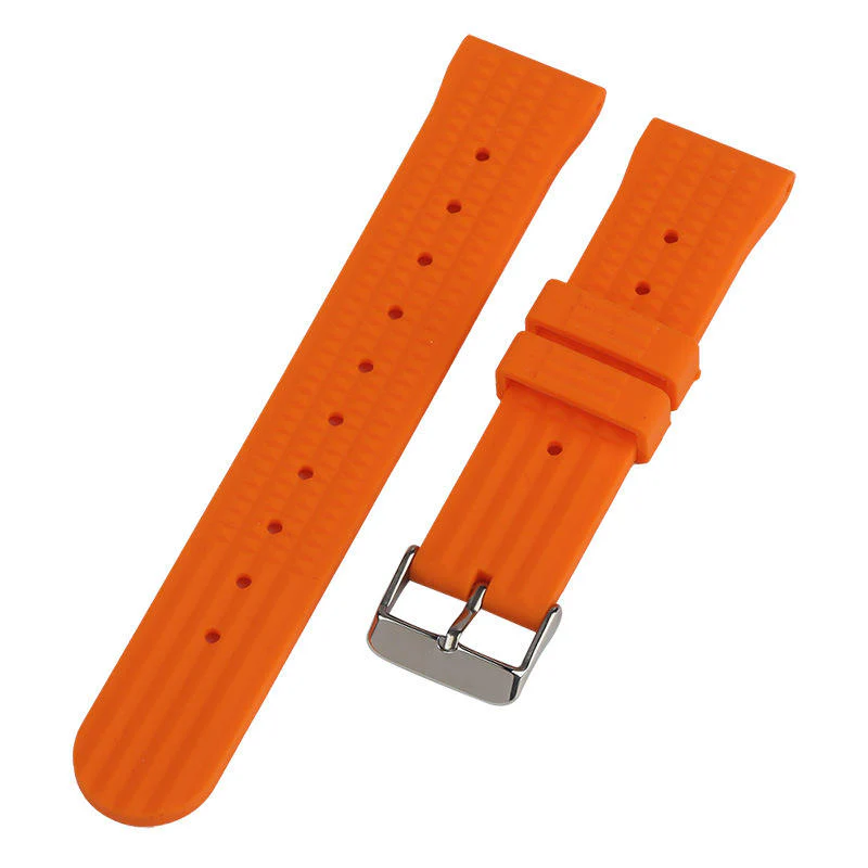 Halifax Watch Bands - Seiko Style Waffle Silicone Band - Image 6