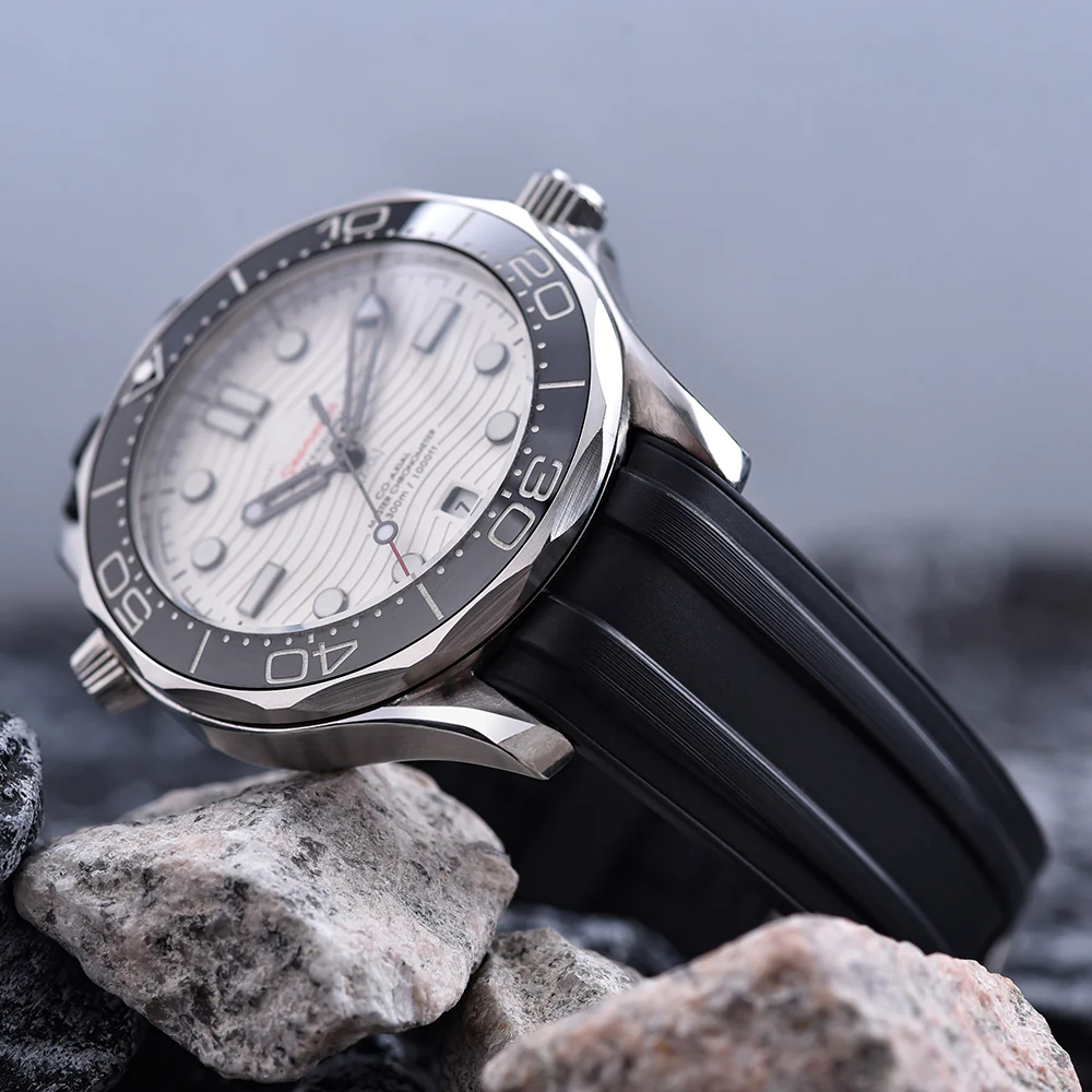 Halifax Watch Bands - SMP300 Style FKM Rubber Strap - Image 2
