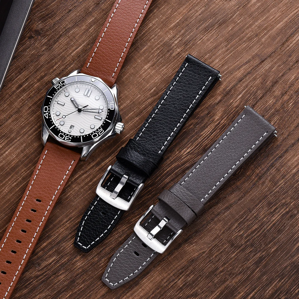 Halifax Watch Bands - Soft Top Grain Leather - Image 5
