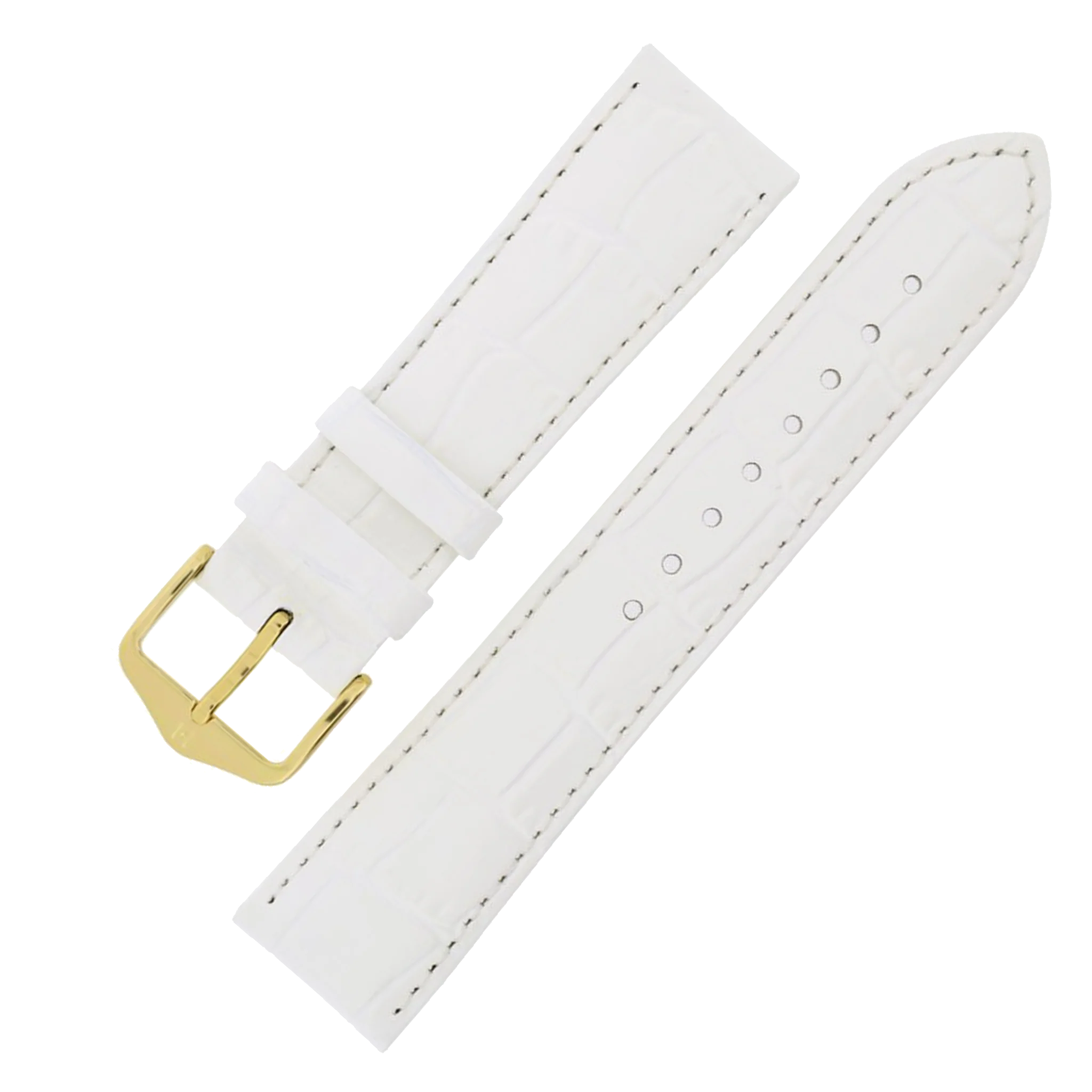 Hirsch LOUISIANALOOK Alligator Embossed Leather Watch Strap - Image 8