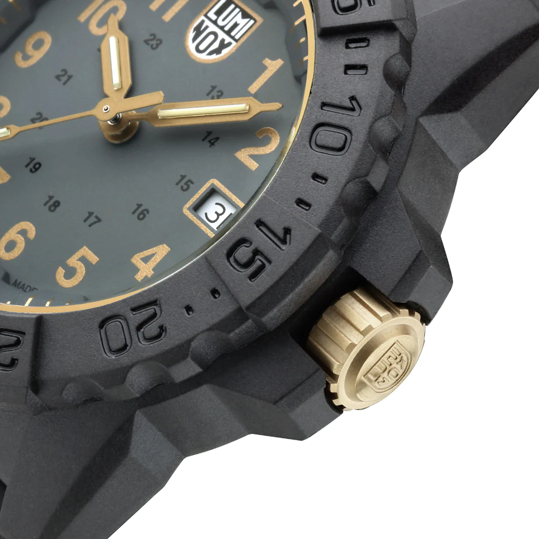 Luminox Navy Seal Watch - 3500 Series Black & Gold - Image 2