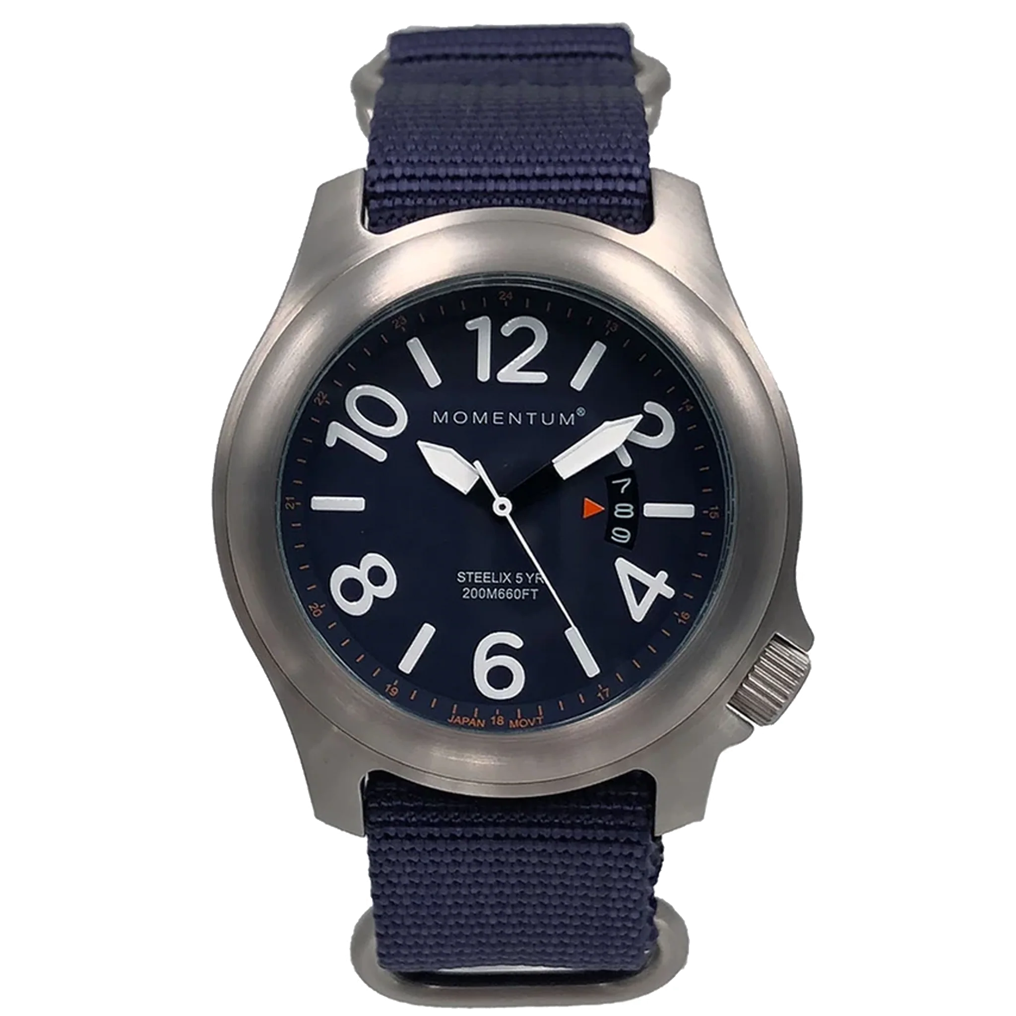 Momentum Steelix - Blue Dial on Nato
