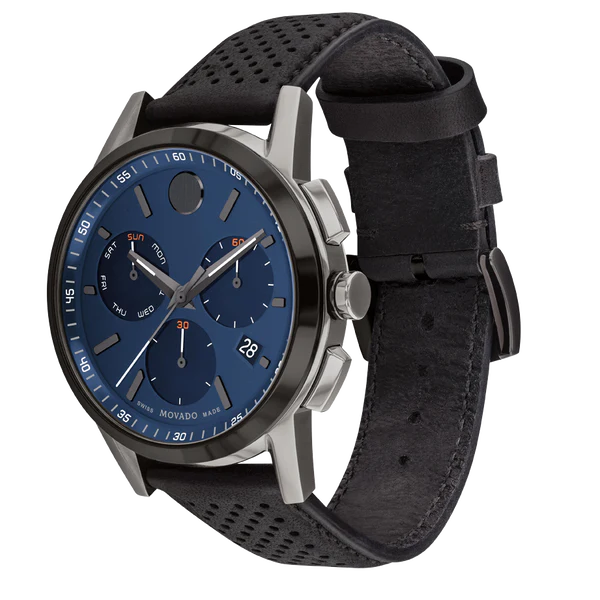 Movado Museum Sport 43mm - Gunmetal Chronograph - Image 2