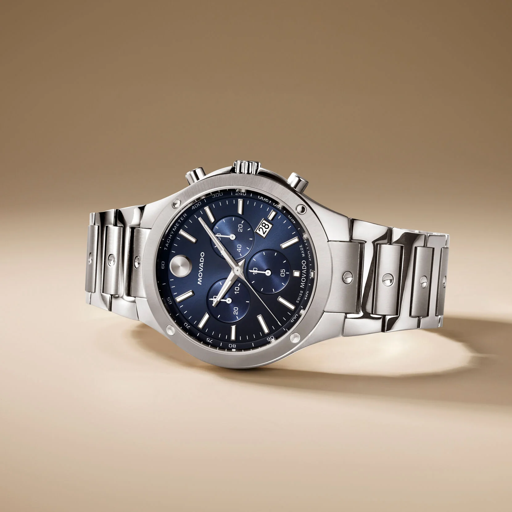 Movado Watch SE Chrono - Blue Dial - Image 4