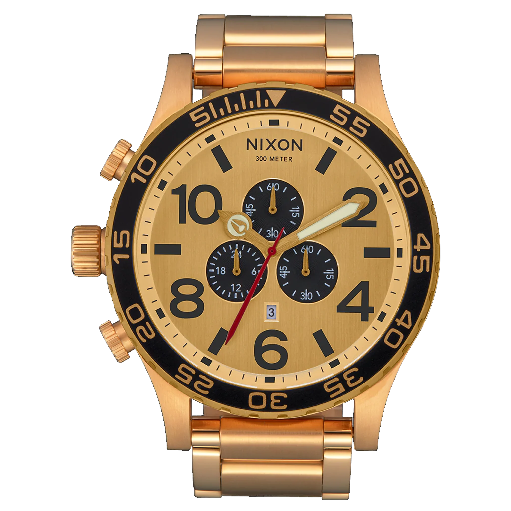 Nixon Watch 51-30 Chrono - All Gold/Gold/Black