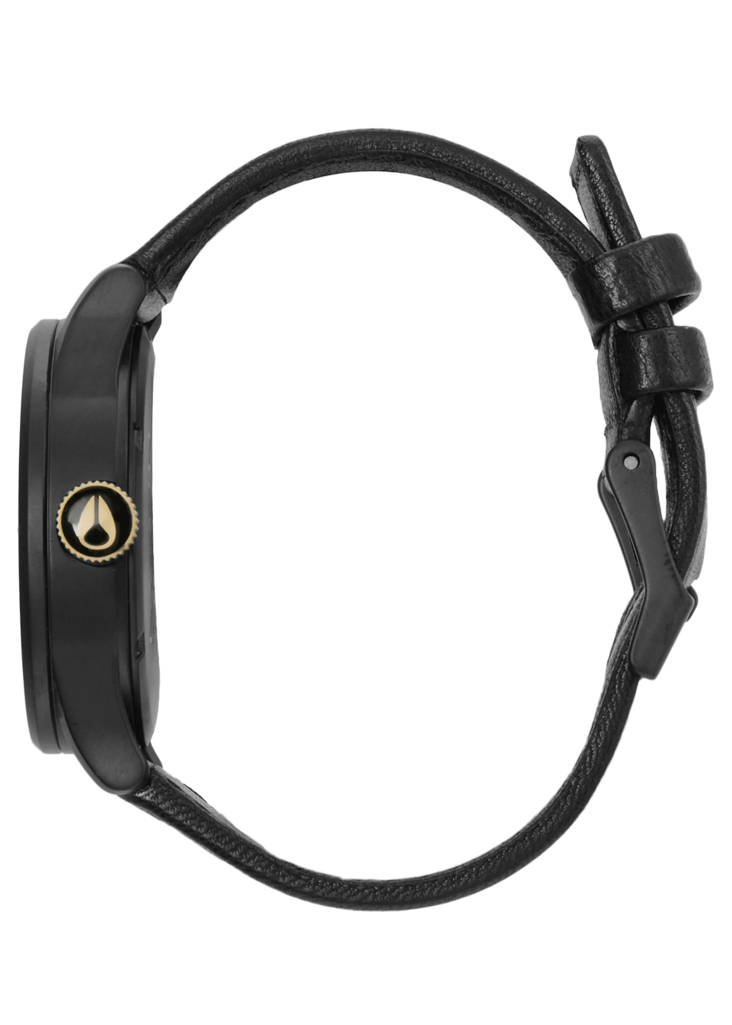 Nixon Sentry Leather 42mm - Matte Black/Gold - Image 2