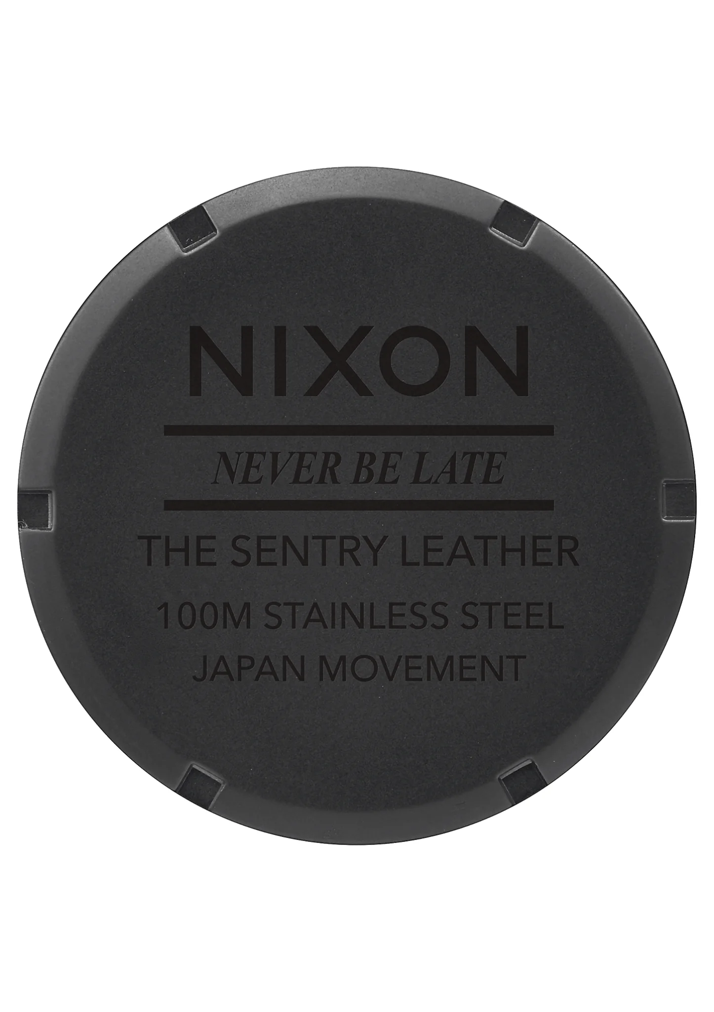 Nixon Sentry Leather 42mm - Matte Black/Gold - Image 3