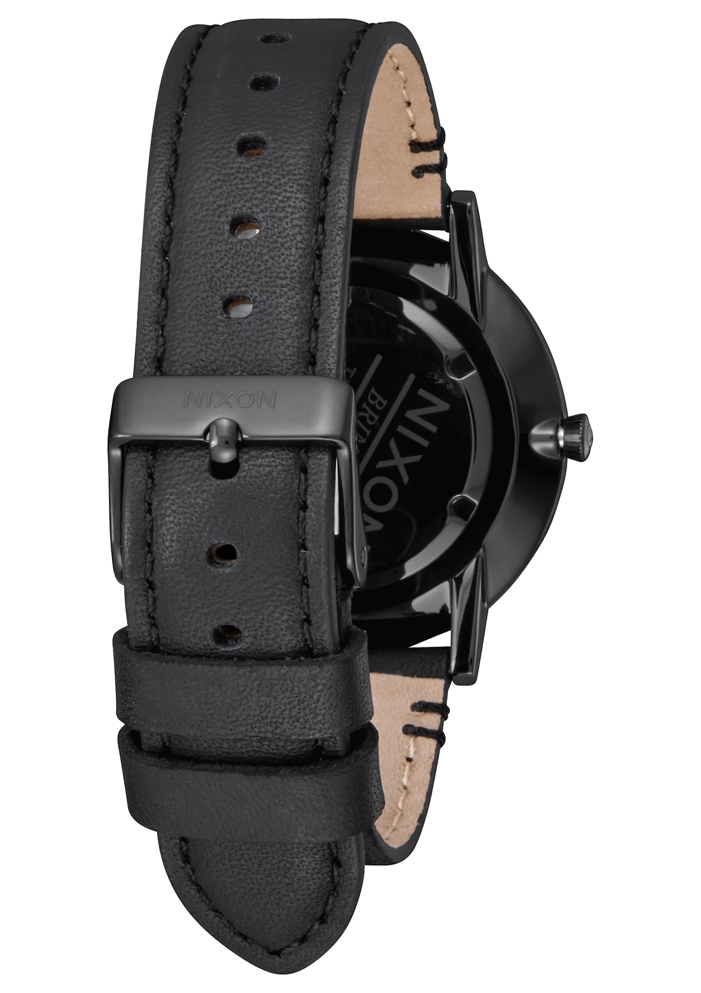 Nixon Watch - Porter 40mm Leather: All Black/Gold - Image 2