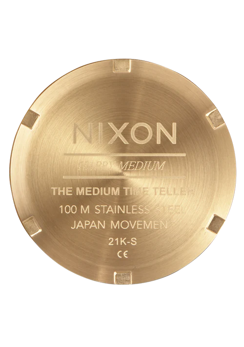 Nixon Watch - Medium Time Teller: Light Gold/Vintage White - Image 4