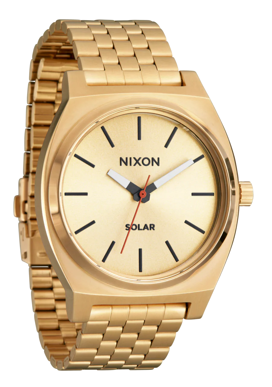 Nixon Watch Time Teller Solar - All Gold/Black - Image 2
