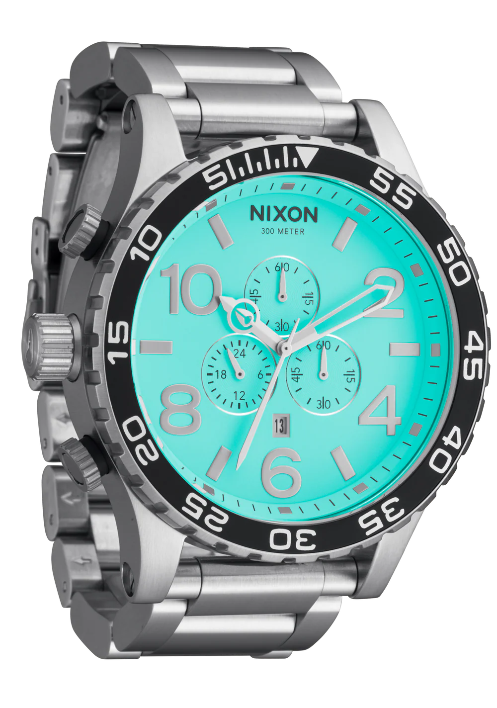 Nixon Watch 51-30 Chrono - Silver/Turquise - Image 2