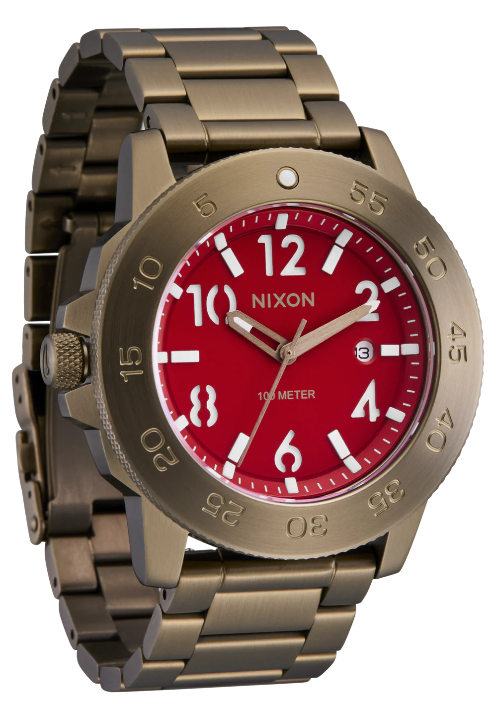 Nixon Smyth 44 - Khaki/Red - Image 2
