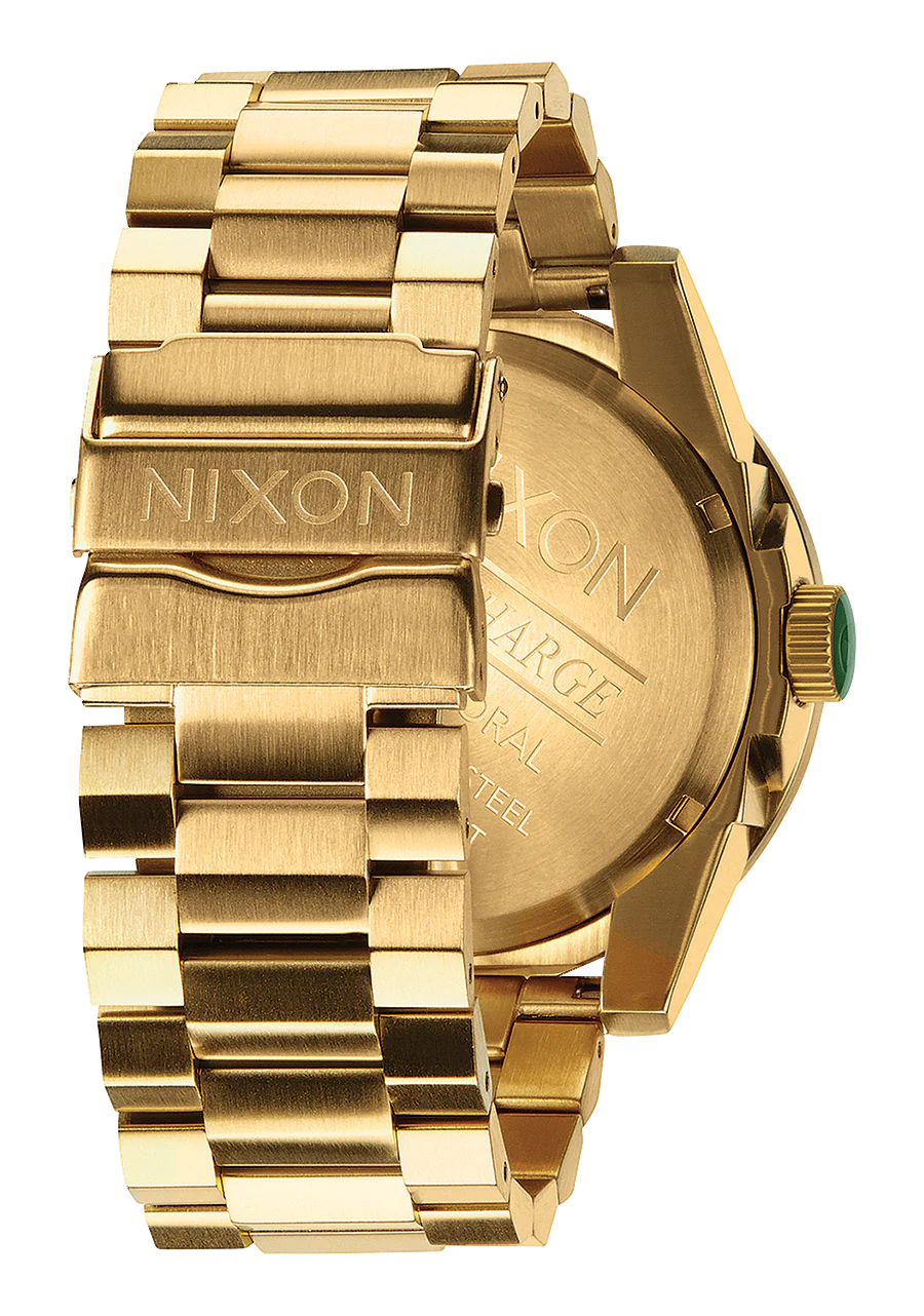 Nixon Corporal 48mm SS - Gold/Green Sunray - Image 3