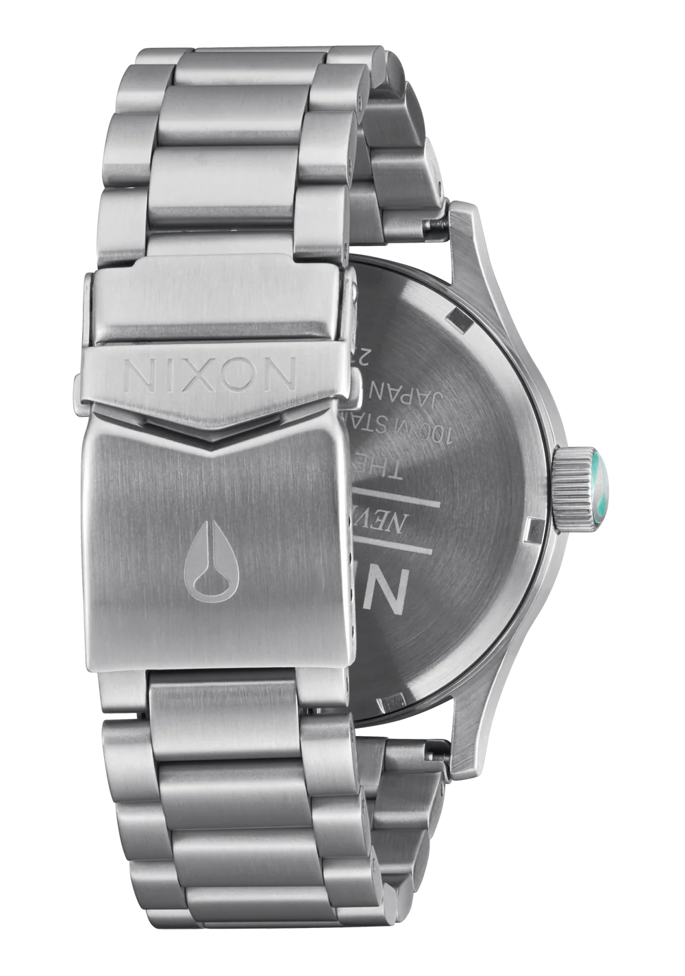 Nixon Sentry 42mm SS - Silver/Turquise - Image 4