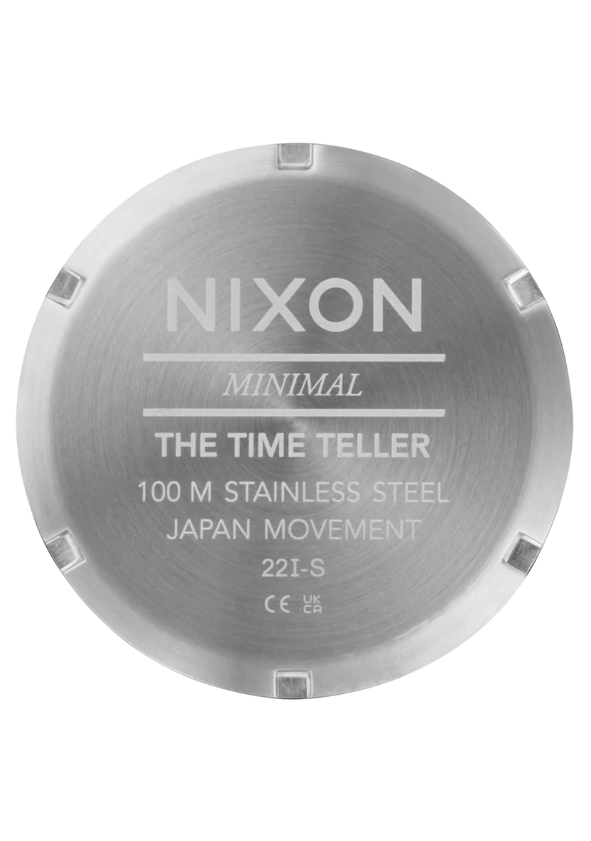 Nixon Watch Time Teller 37mm - Silver/Salmon - Image 5