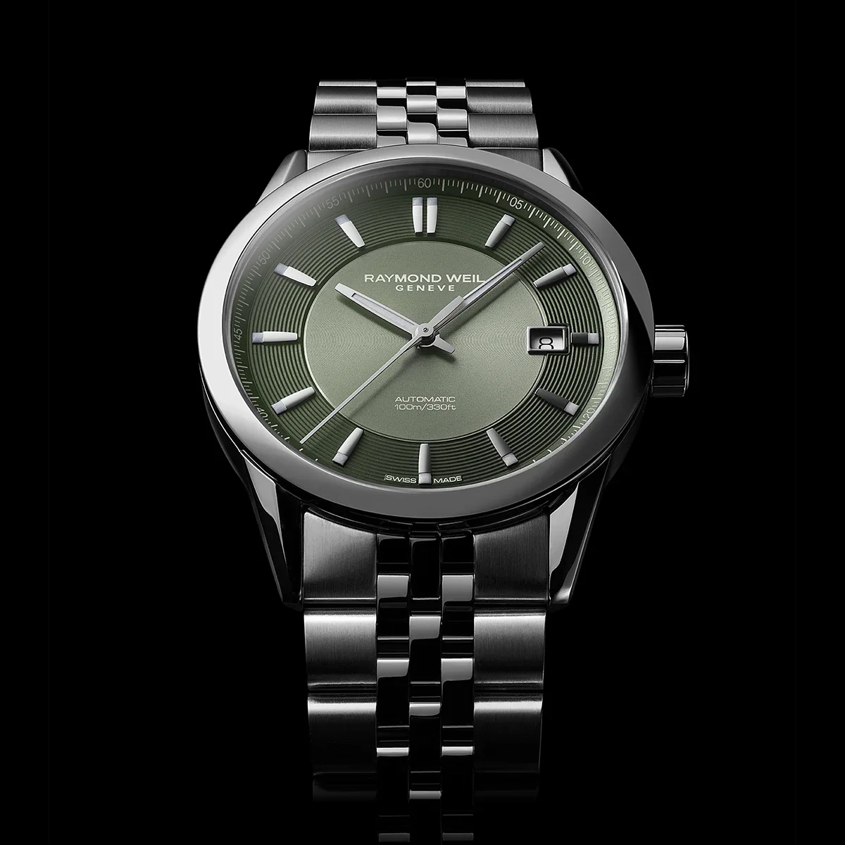 Raymond Weil FREELANCER 38mm - Olive Green - Image 5