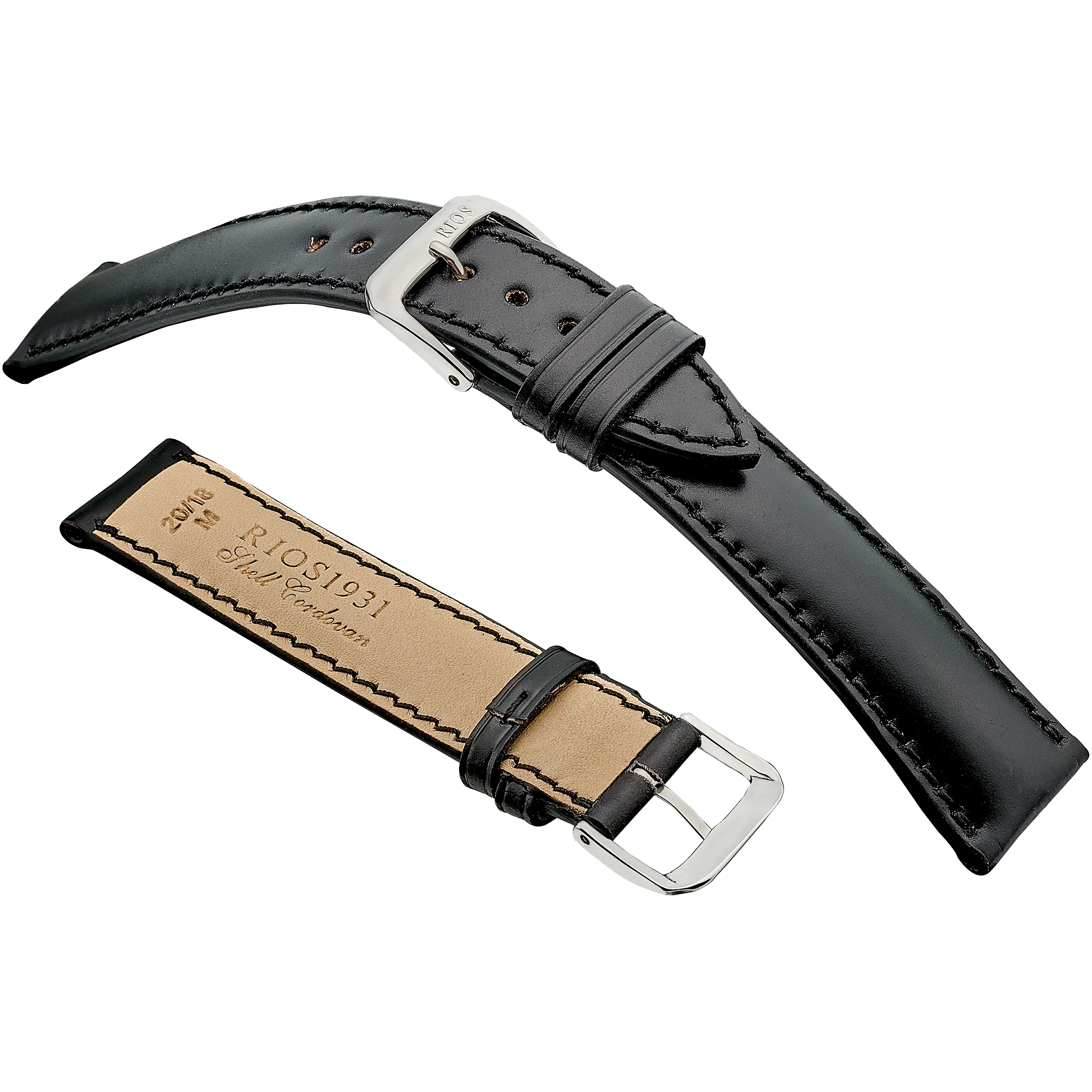 Rios 1931 Watchstrap - Chicago - Genuine Shell Cordovan Leather - Image 2