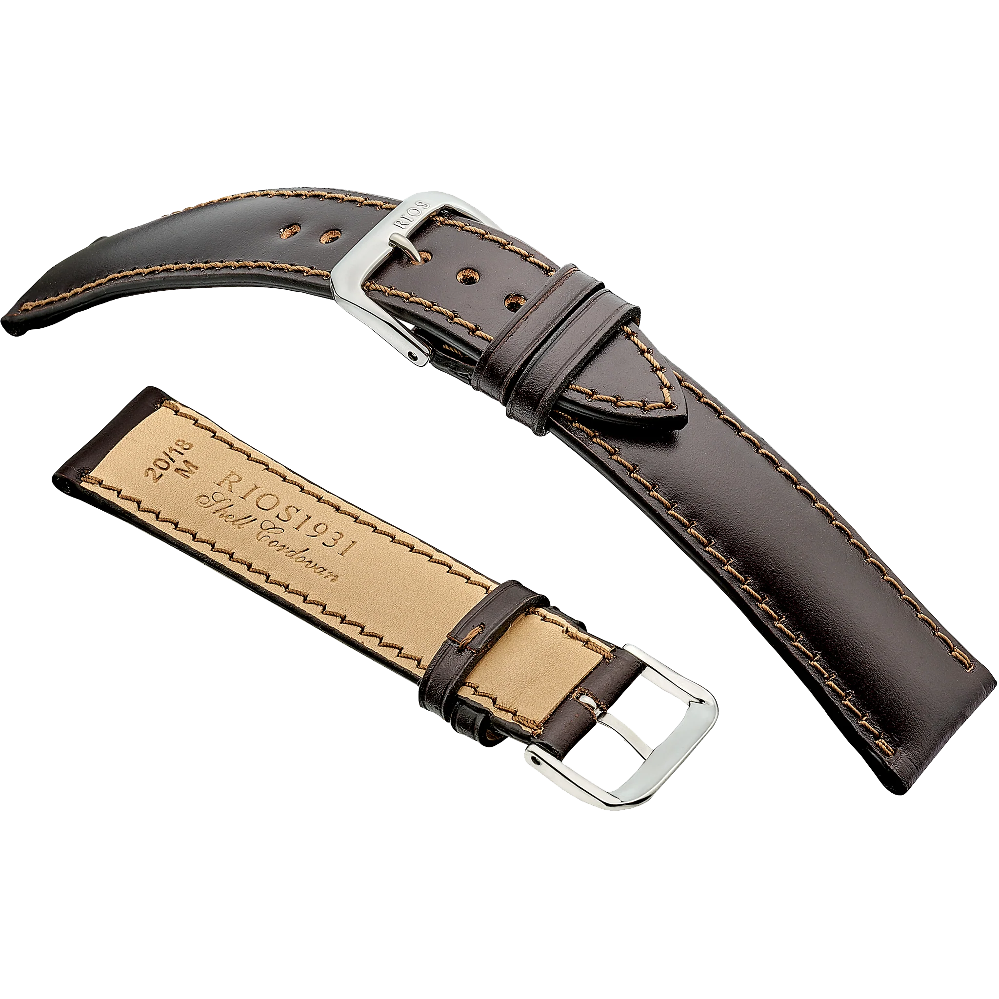 Rios 1931 Watchstrap - Chicago - Genuine Shell Cordovan Leather - Image 4